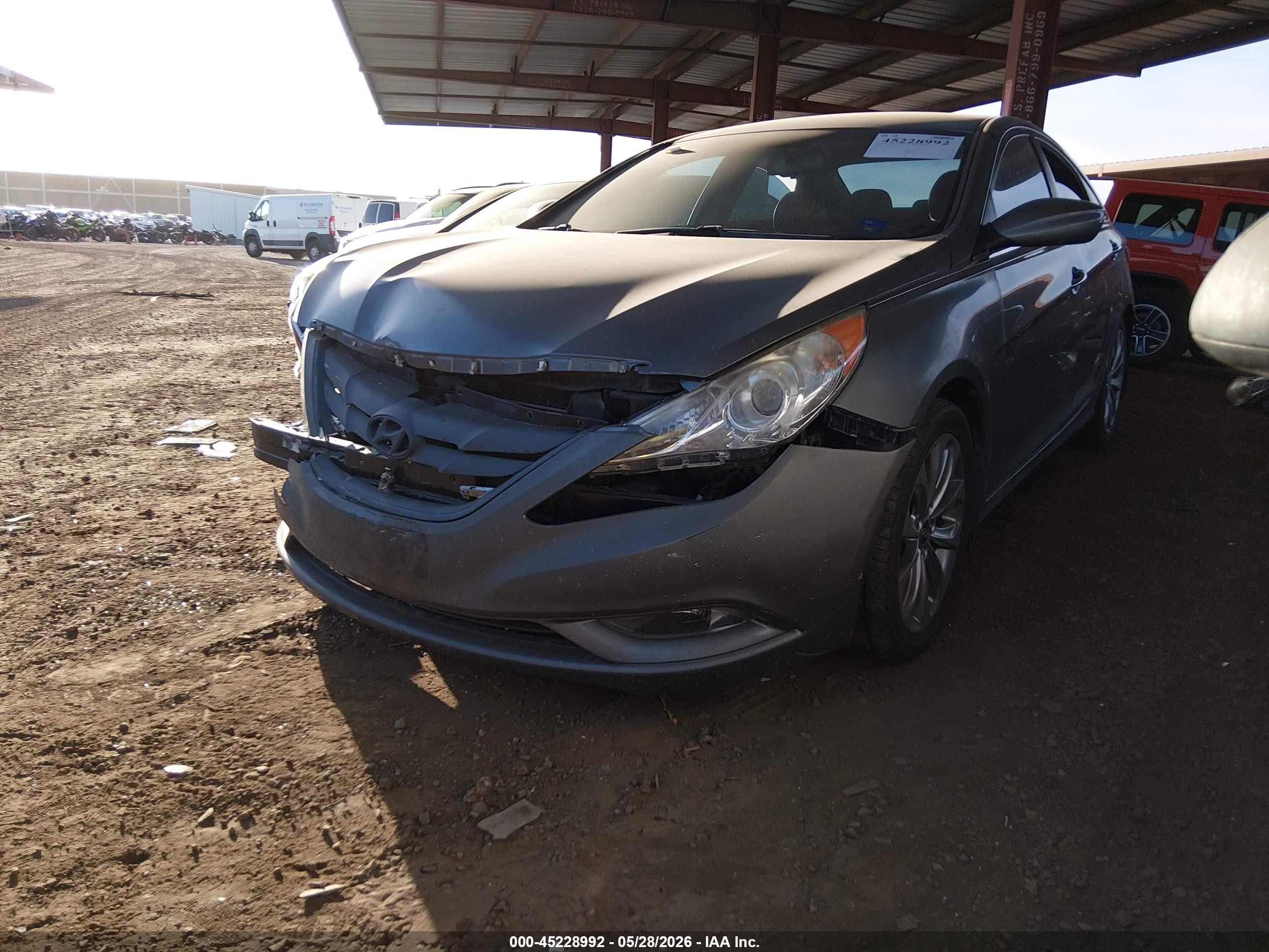 2013 Hyundai Sonata Se Gray vin: 5NPEC4AC0DH565936