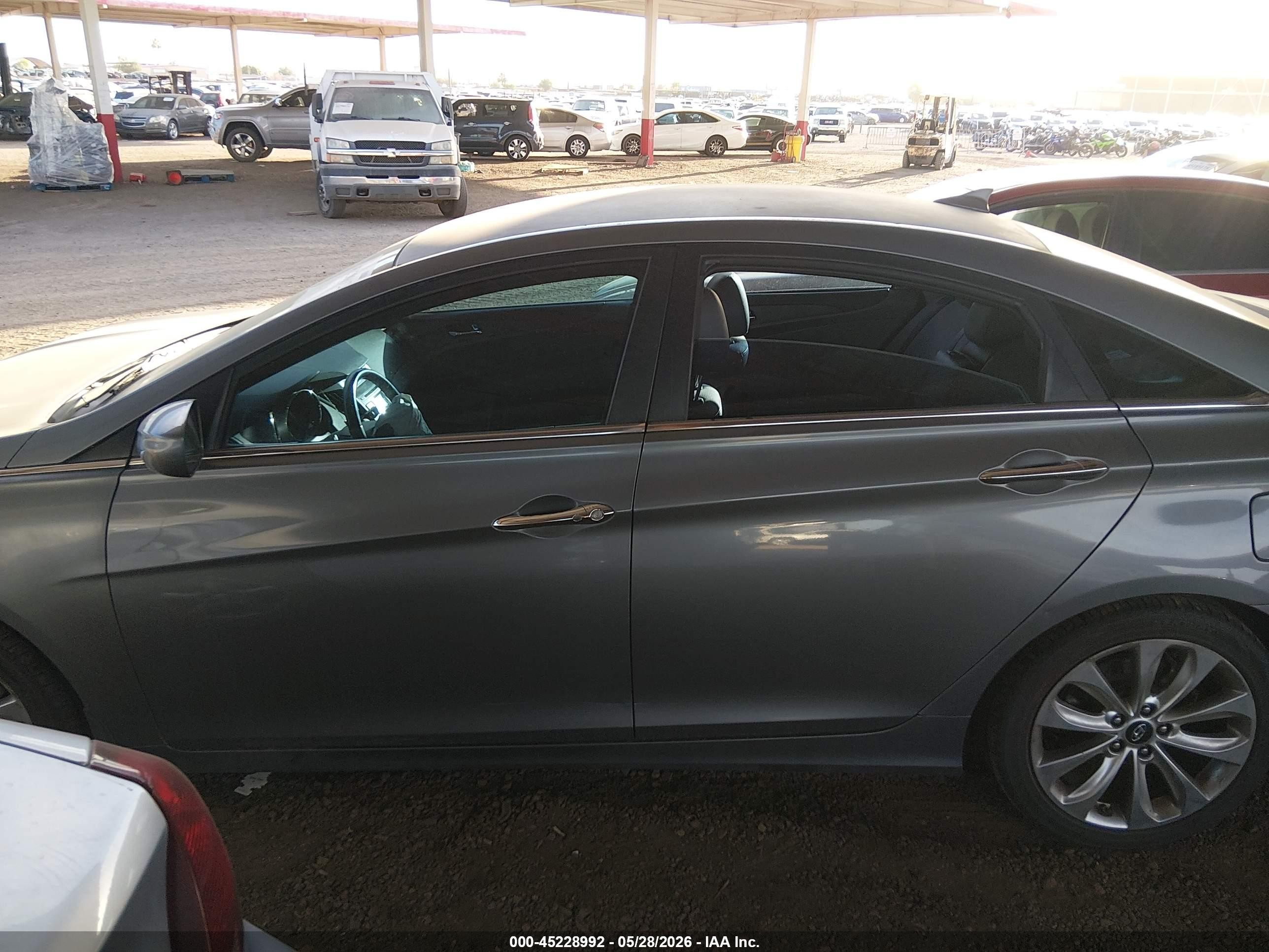 2013 Hyundai Sonata Se Gray vin: 5NPEC4AC0DH565936
