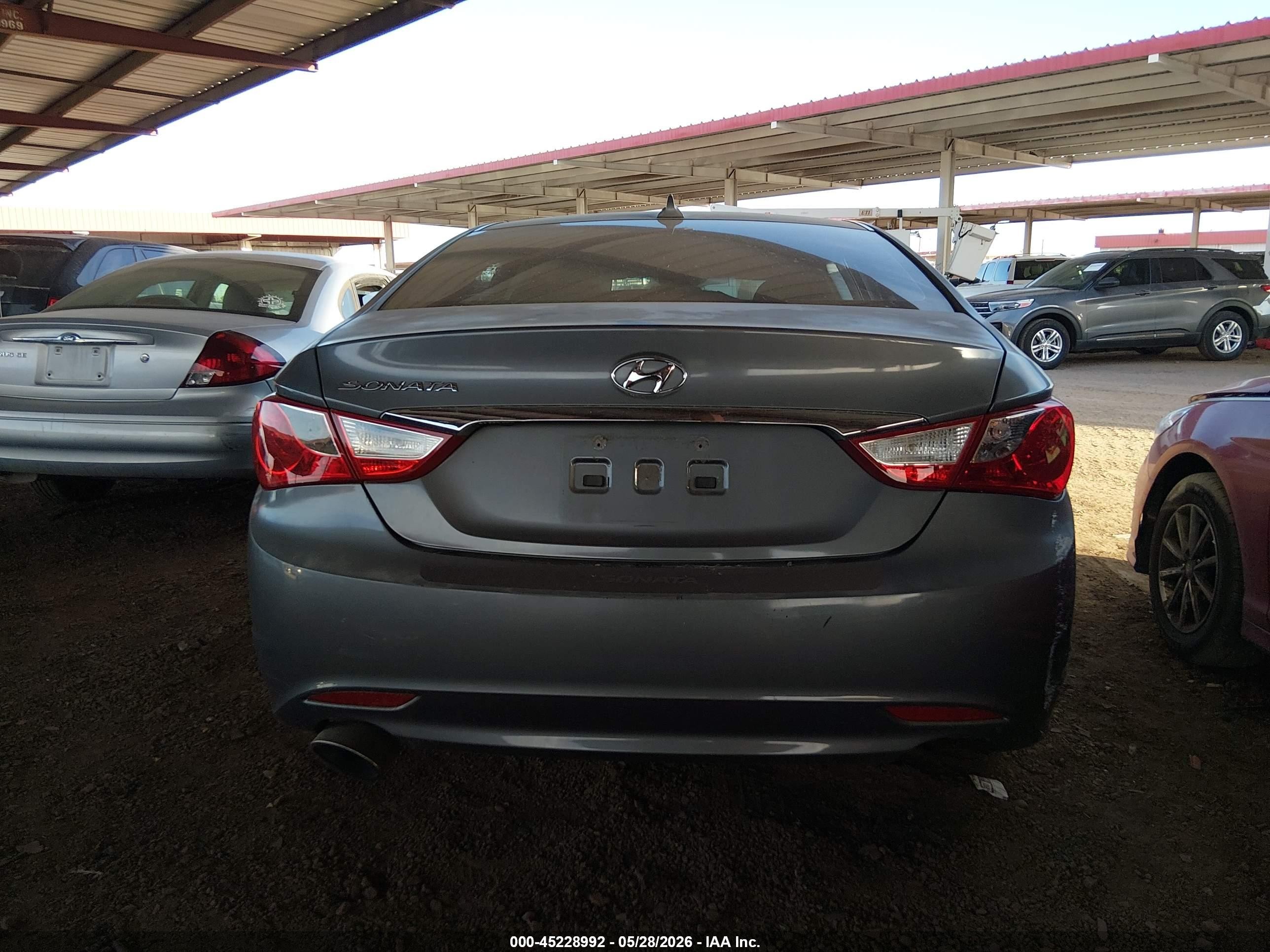 2013 Hyundai Sonata Se Gray vin: 5NPEC4AC0DH565936