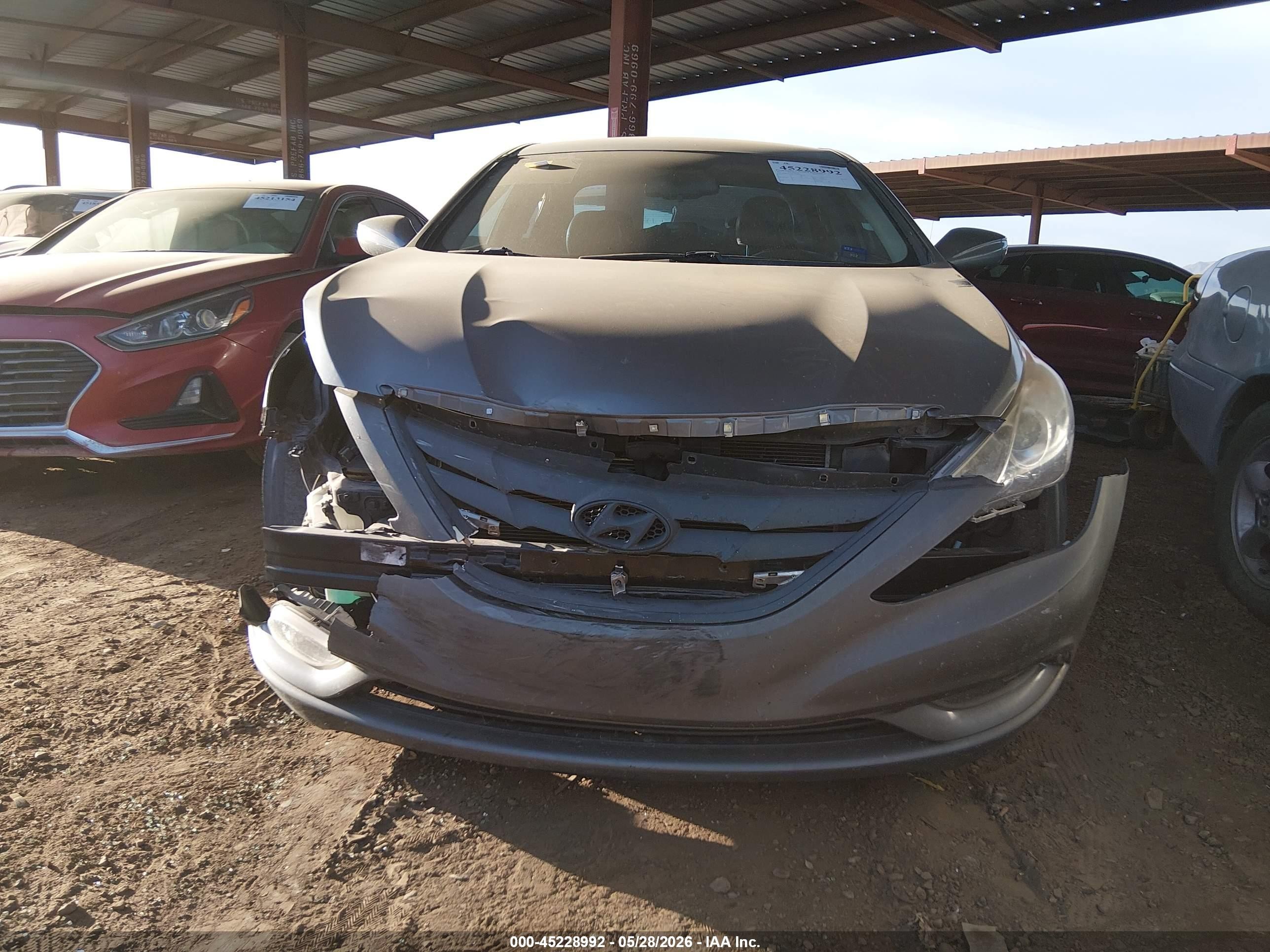2013 Hyundai Sonata Se Gray vin: 5NPEC4AC0DH565936