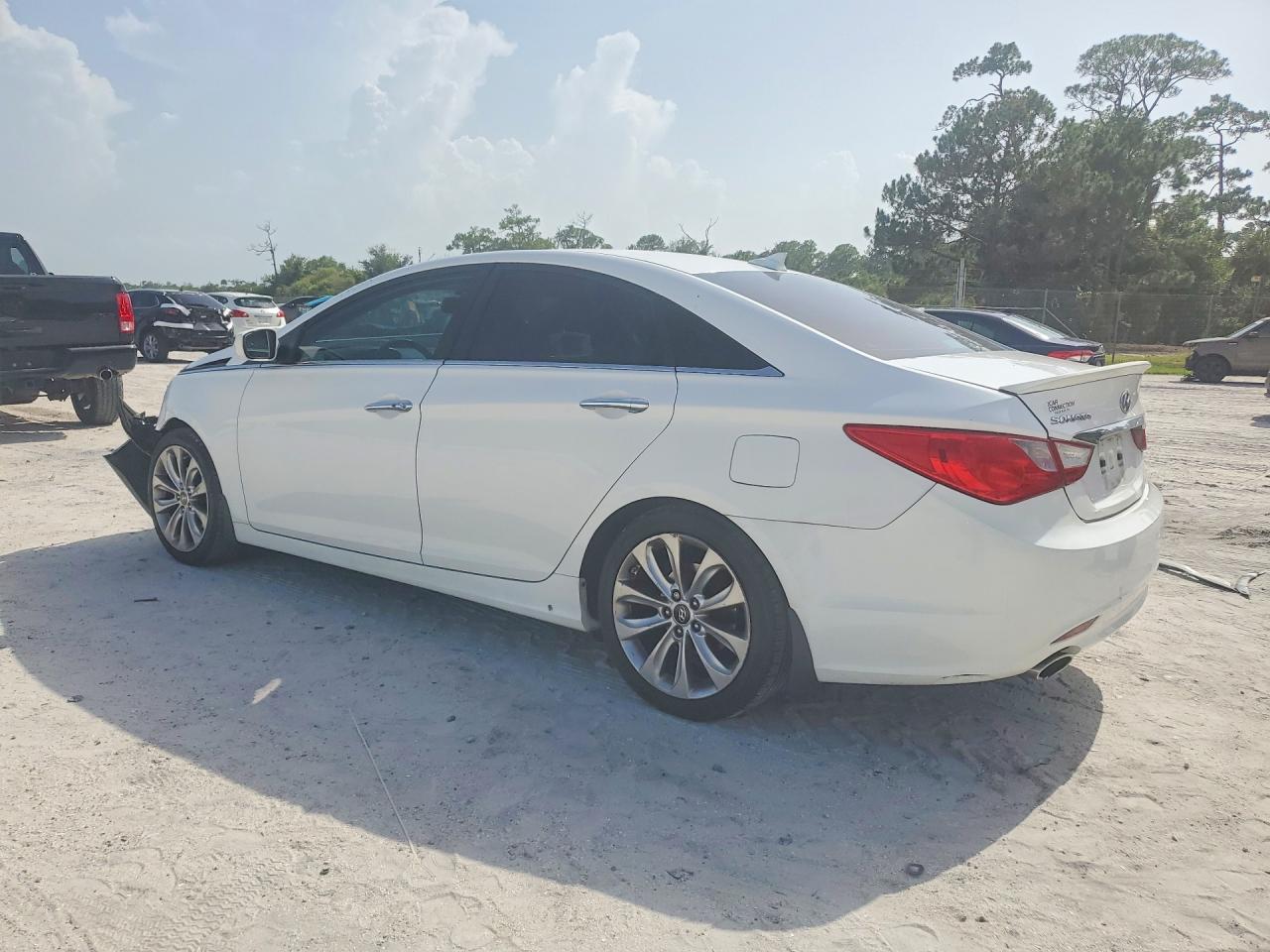 2013 Hyundai Sonata Se White vin: 5NPEC4AC0DH566262