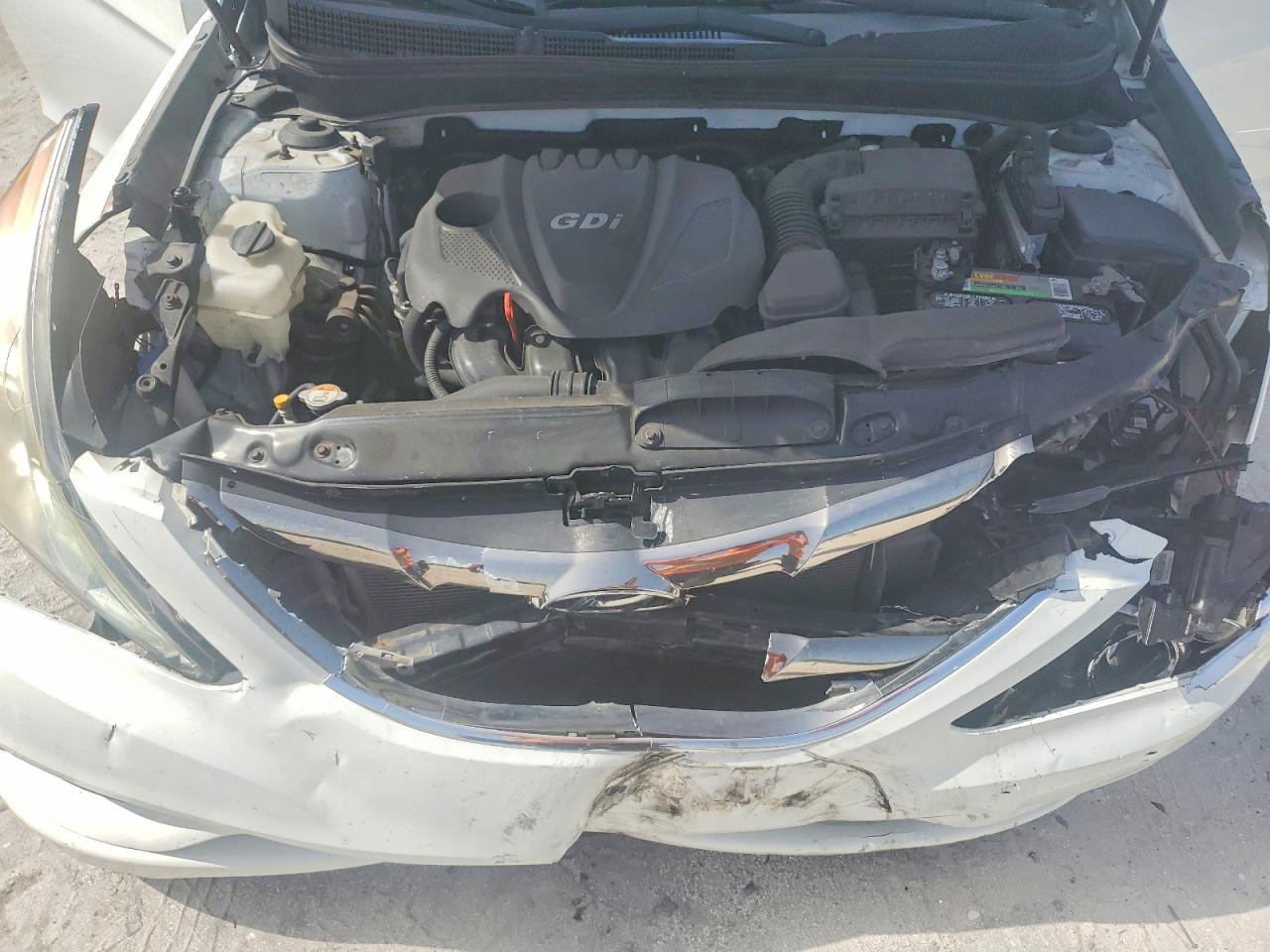 2013 Hyundai Sonata Se White vin: 5NPEC4AC0DH566262