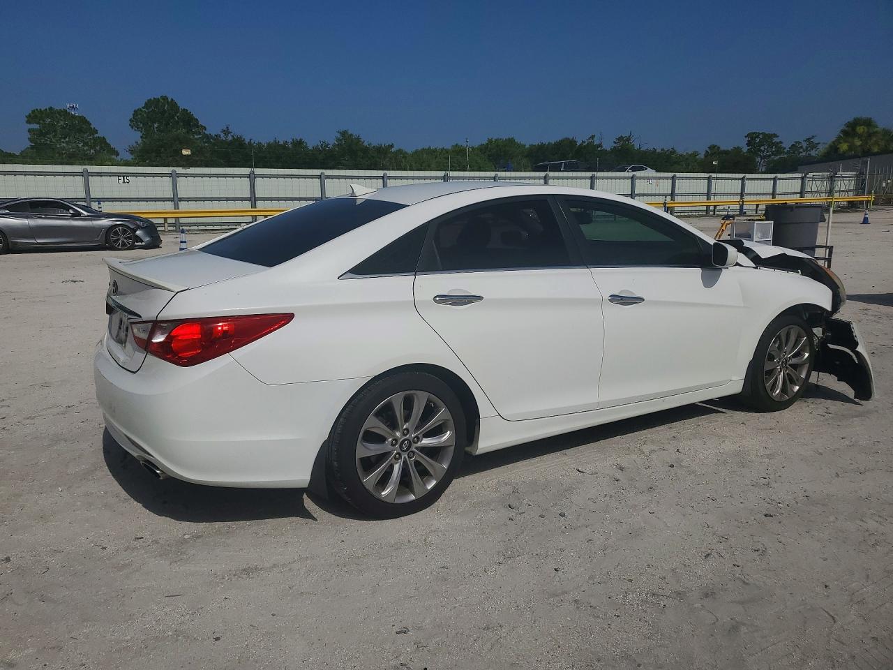 2013 Hyundai Sonata Se White vin: 5NPEC4AC0DH566262