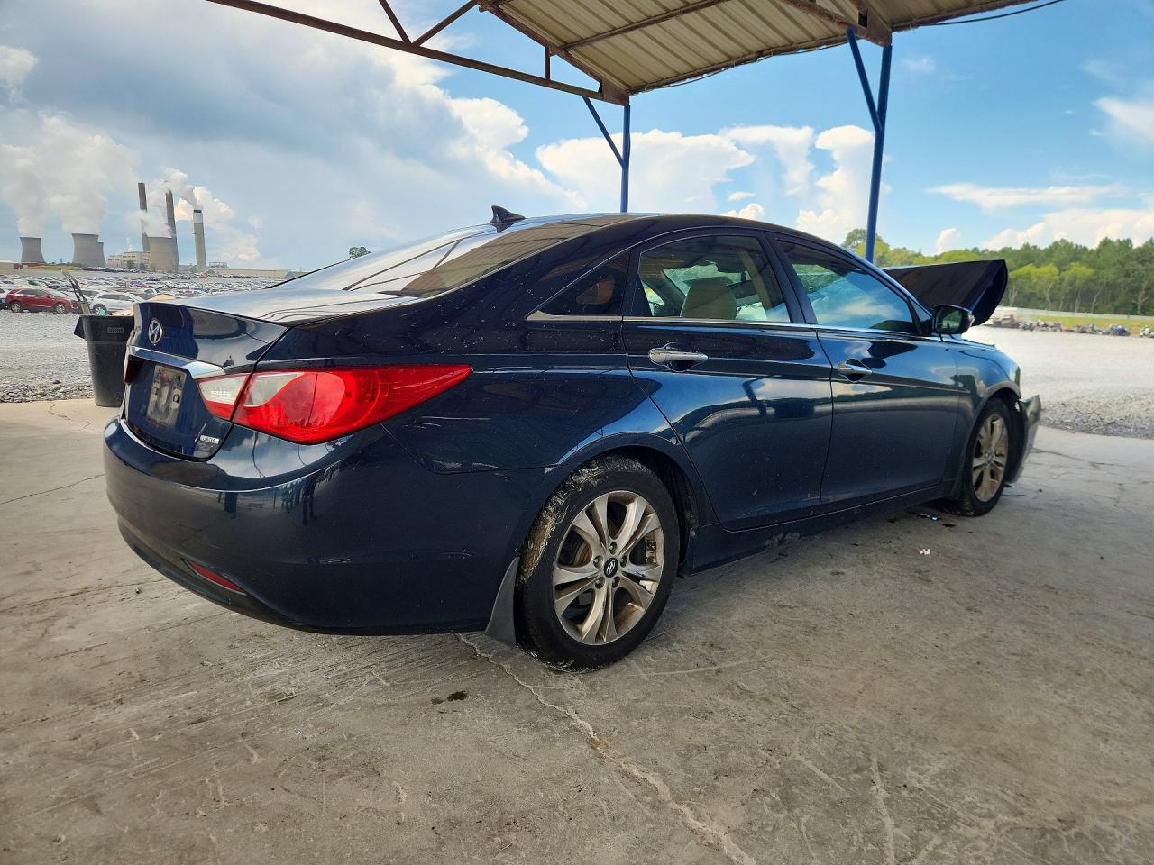 2013 Hyundai Sonata Limited Синий vin: 5NPEC4AC0DH575723