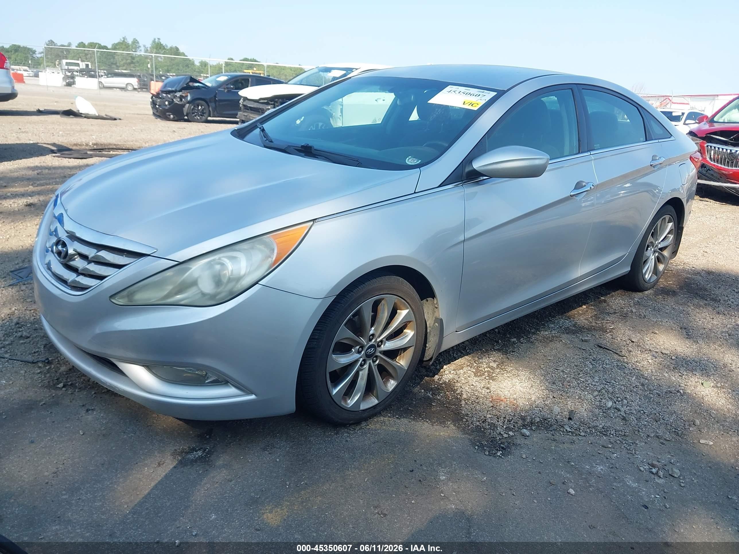 2013 Hyundai Sonata Se Silver vin: 5NPEC4AC0DH580615