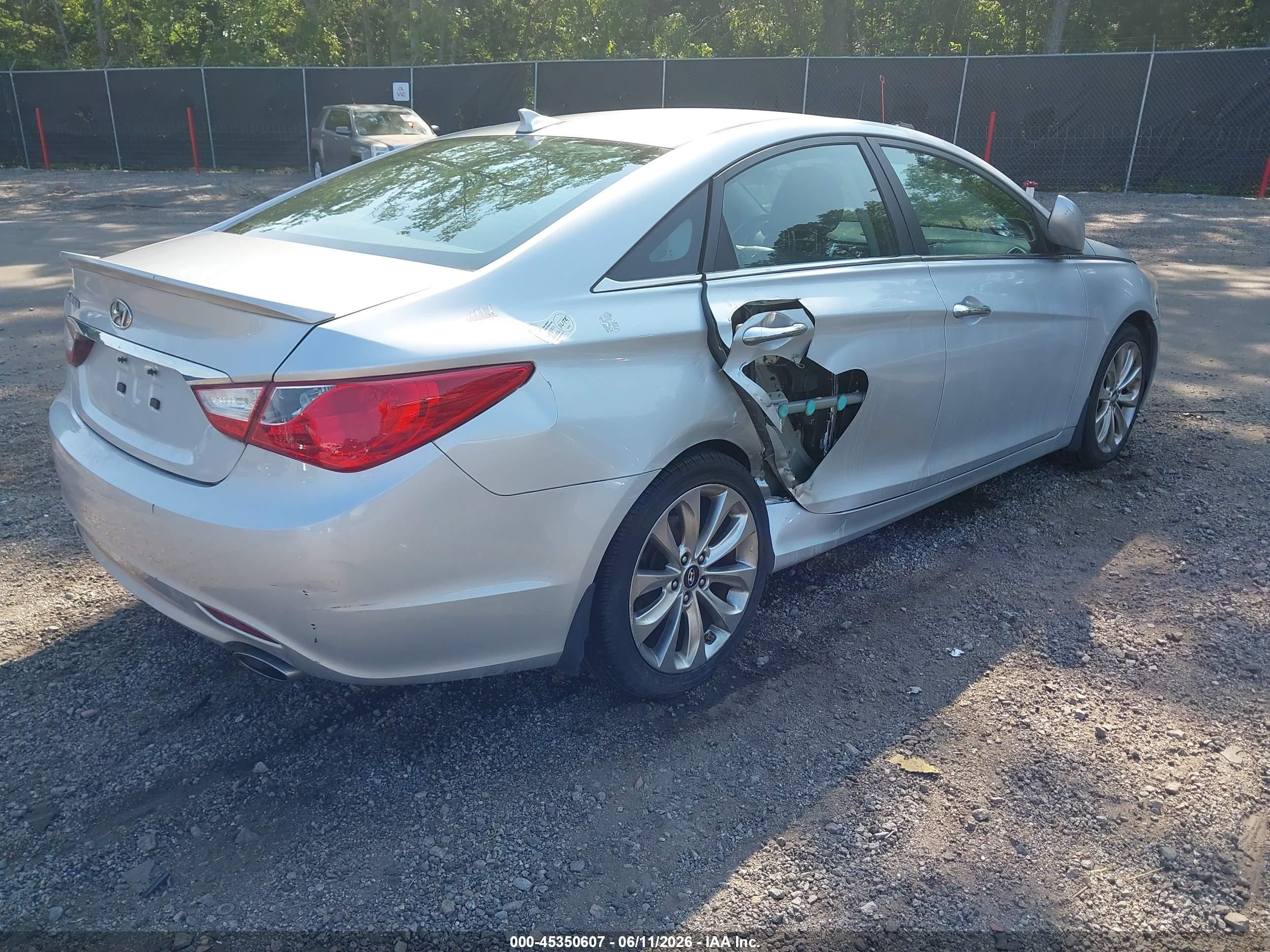 2013 Hyundai Sonata Se Silver vin: 5NPEC4AC0DH580615