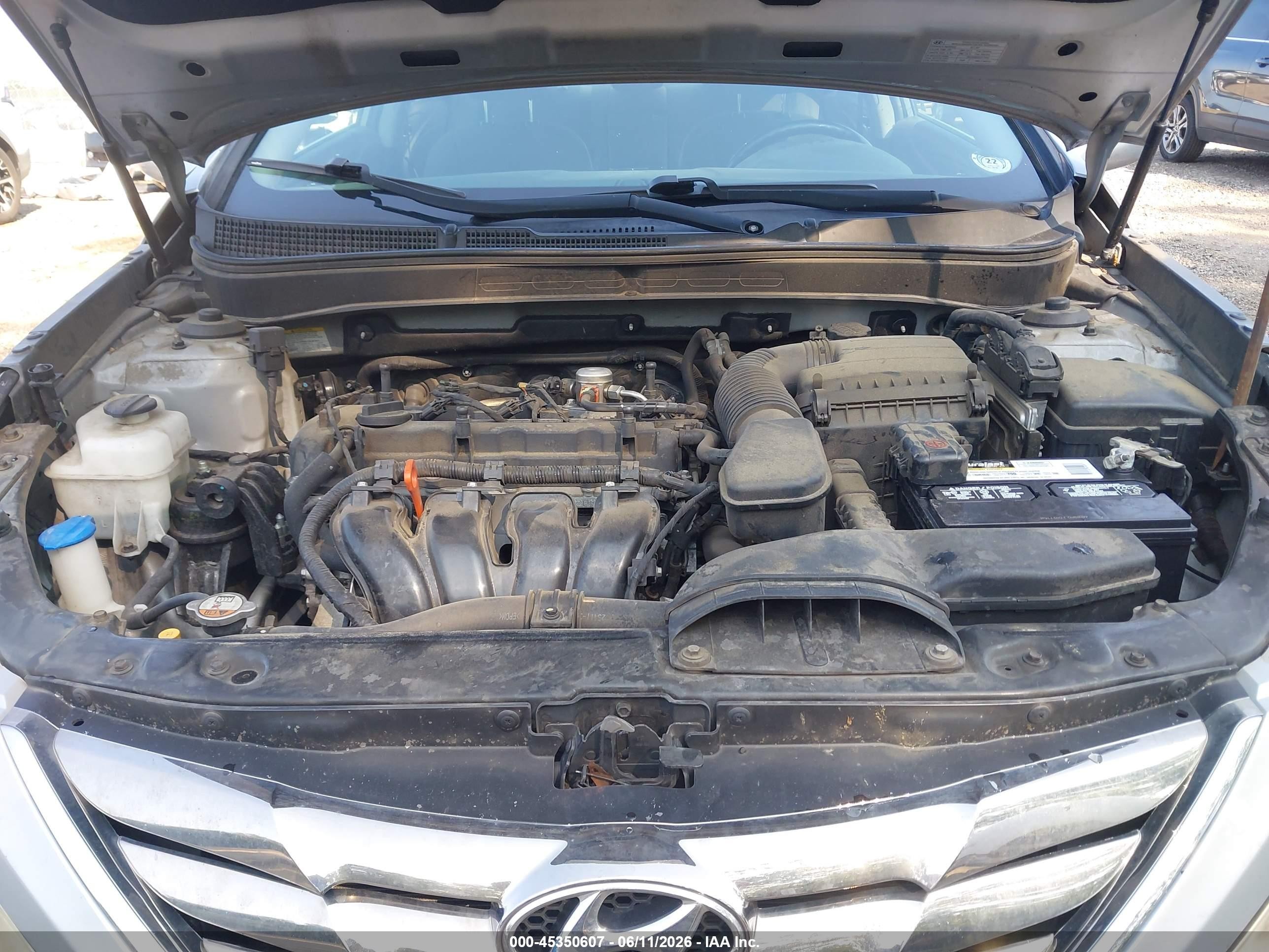 2013 Hyundai Sonata Se Silver vin: 5NPEC4AC0DH580615