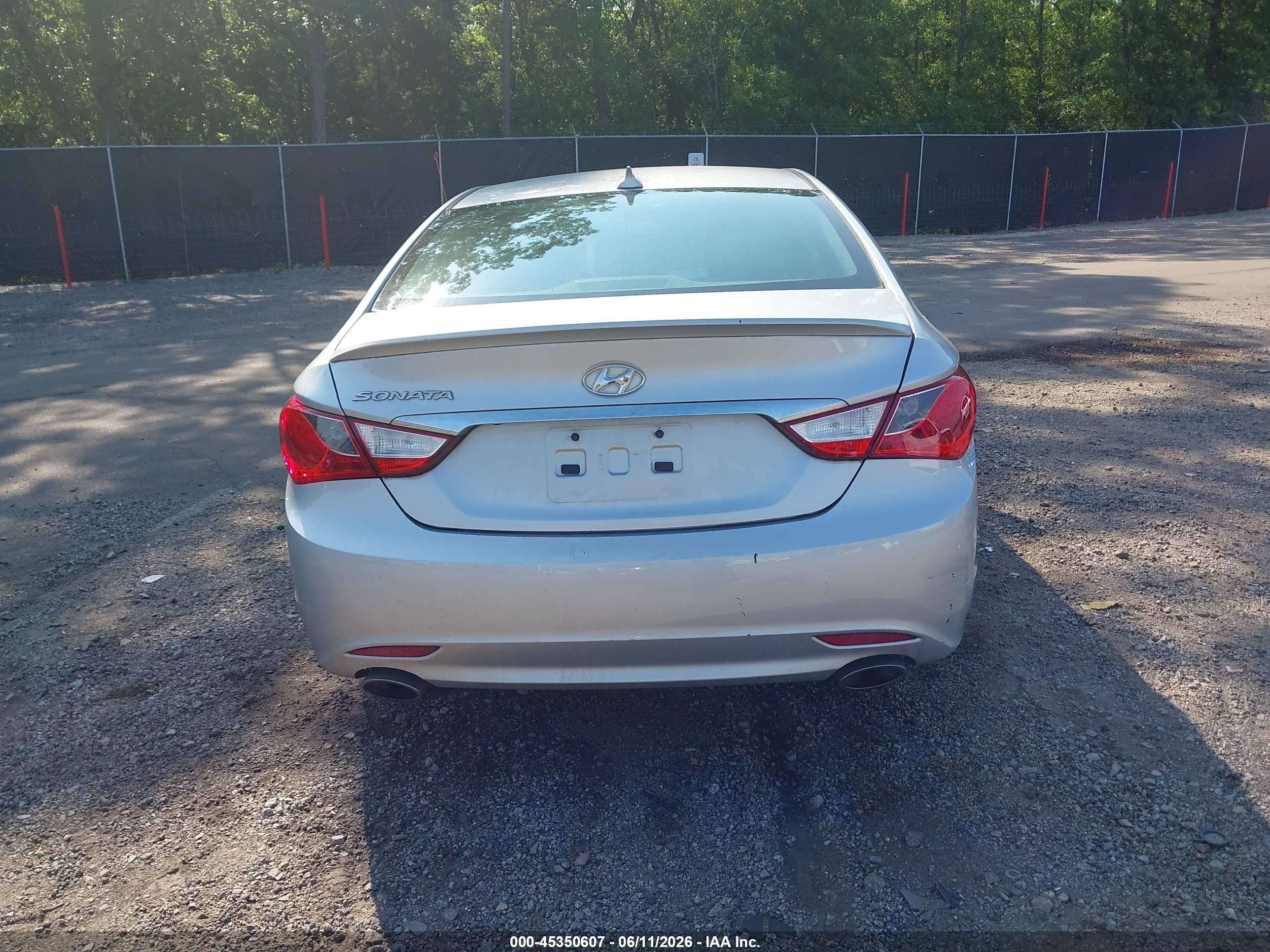 2013 Hyundai Sonata Se Silver vin: 5NPEC4AC0DH580615