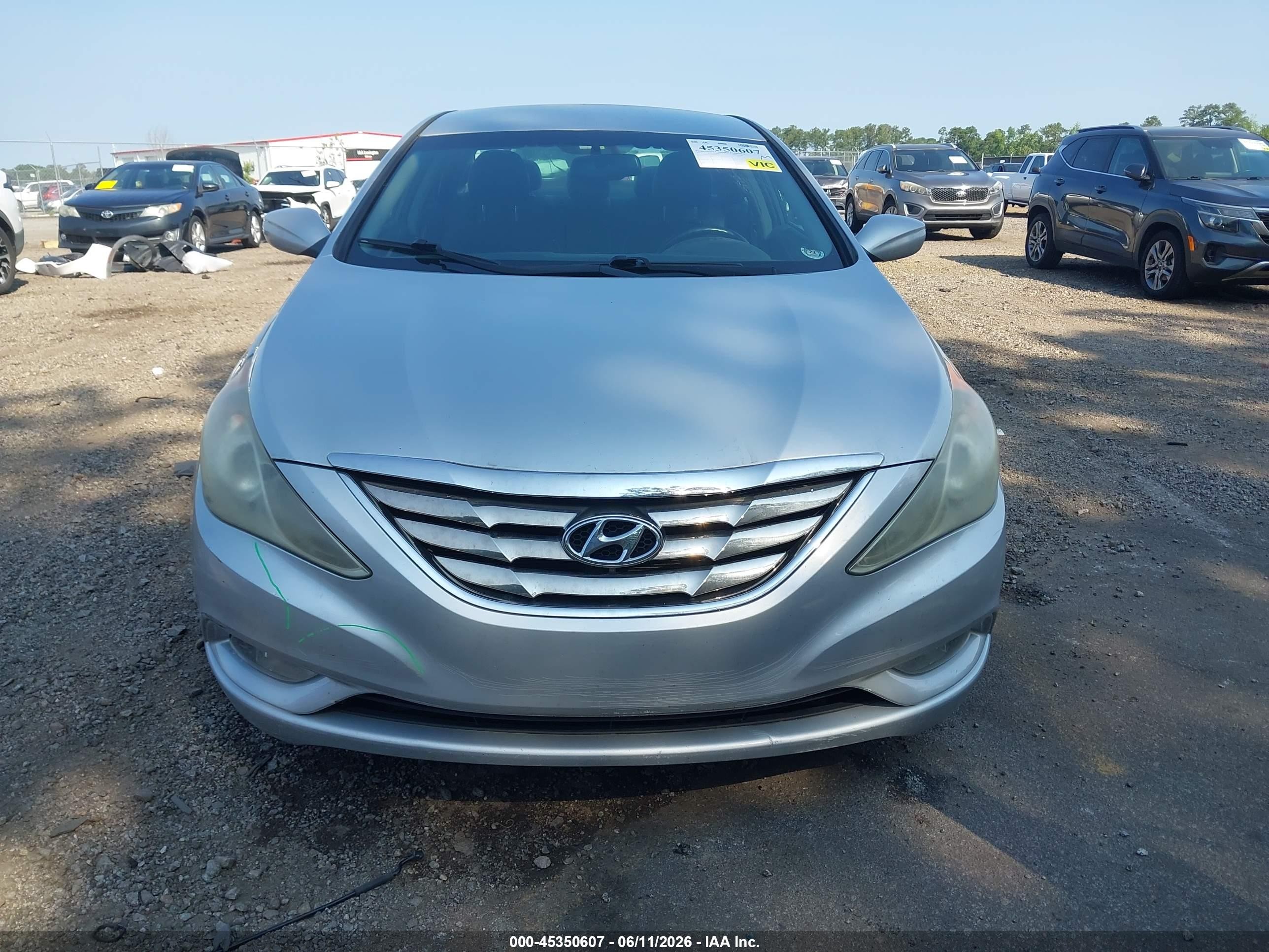 2013 Hyundai Sonata Se Silver vin: 5NPEC4AC0DH580615