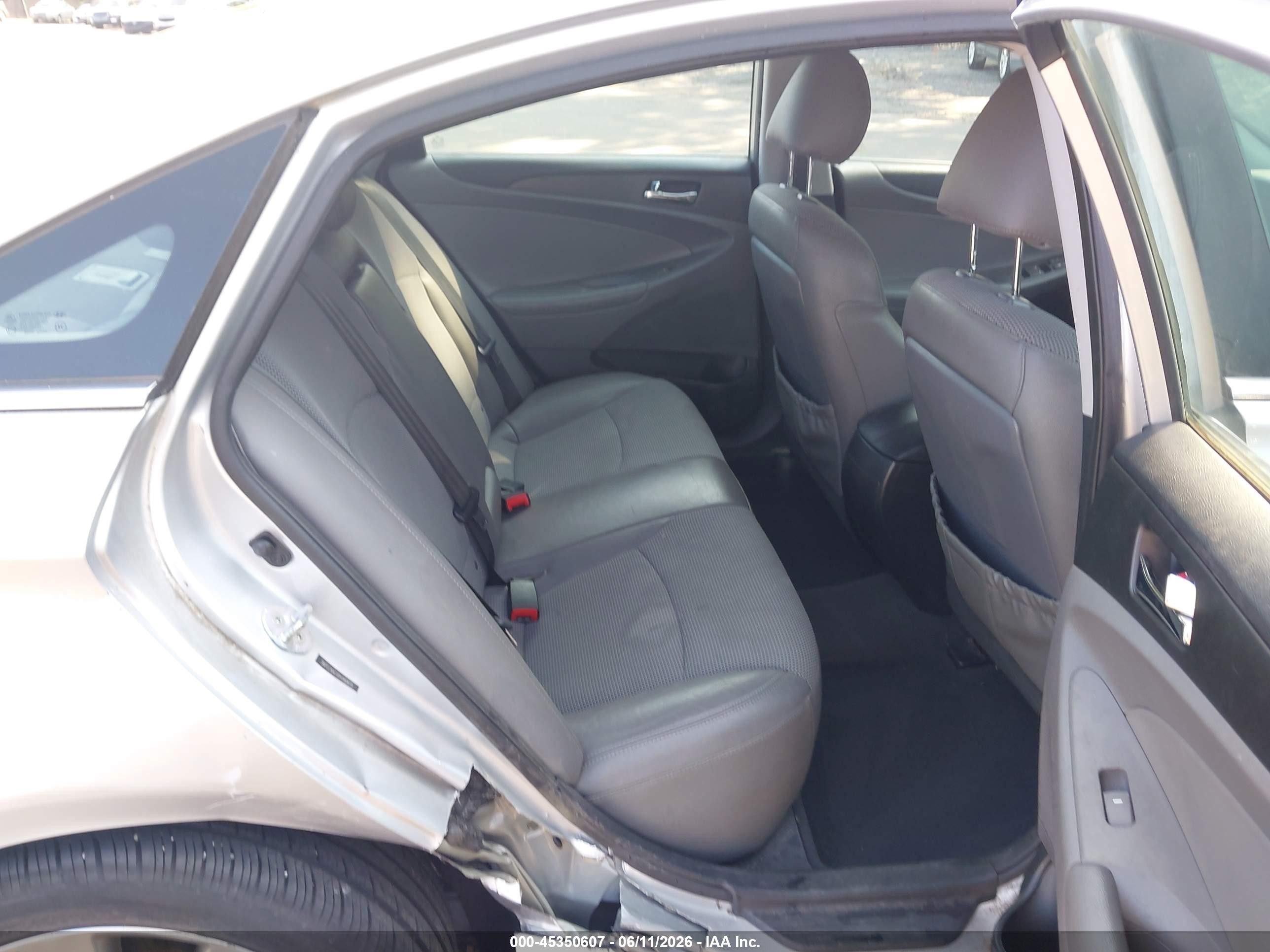 2013 Hyundai Sonata Se Silver vin: 5NPEC4AC0DH580615