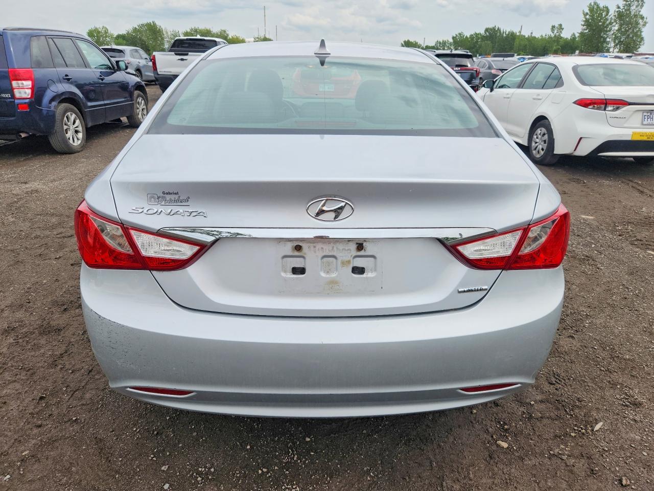 2013 Hyundai Sonata Se Silver vin: 5NPEC4AC0DH589704