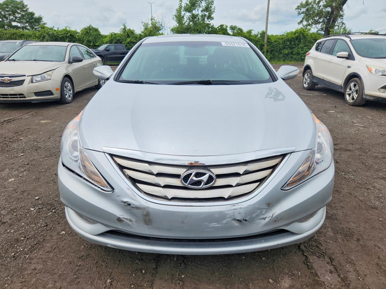 2013 Hyundai Sonata Se Silver vin: 5NPEC4AC0DH589704