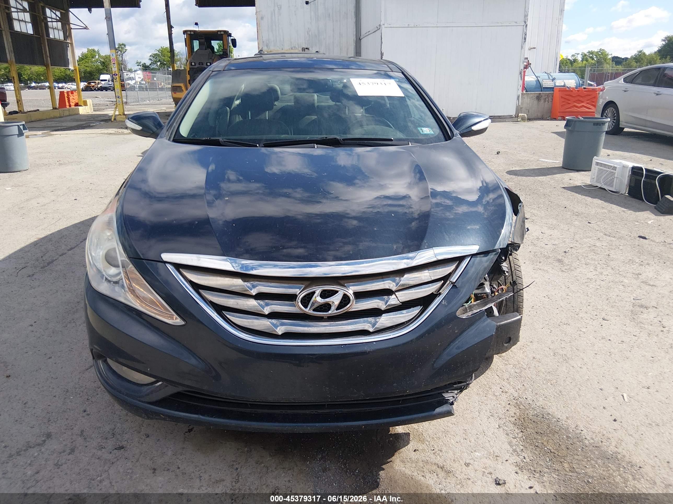 2013 Hyundai Sonata Limited Blue vin: 5NPEC4AC0DH602239