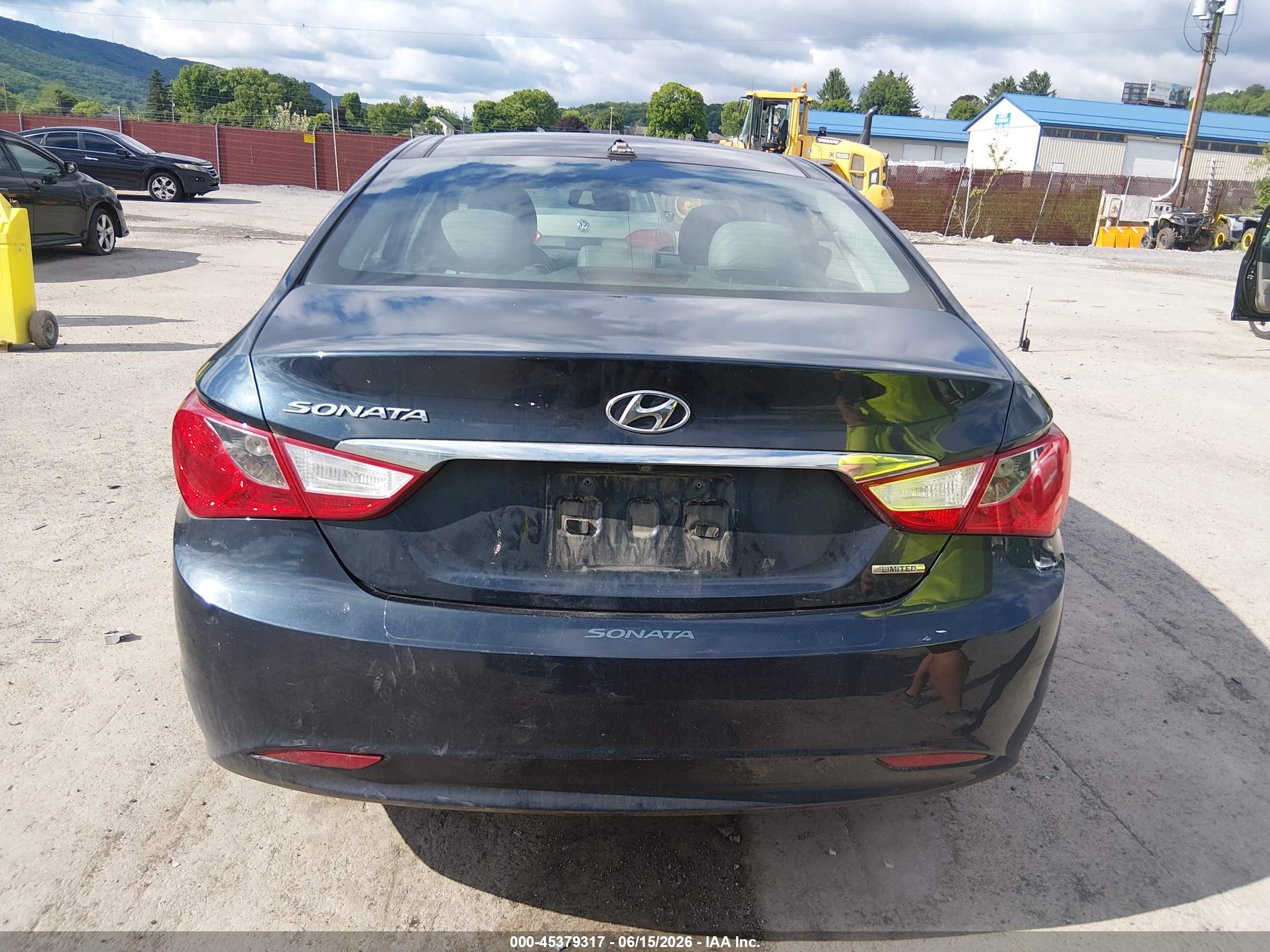 2013 Hyundai Sonata Limited Blue vin: 5NPEC4AC0DH602239