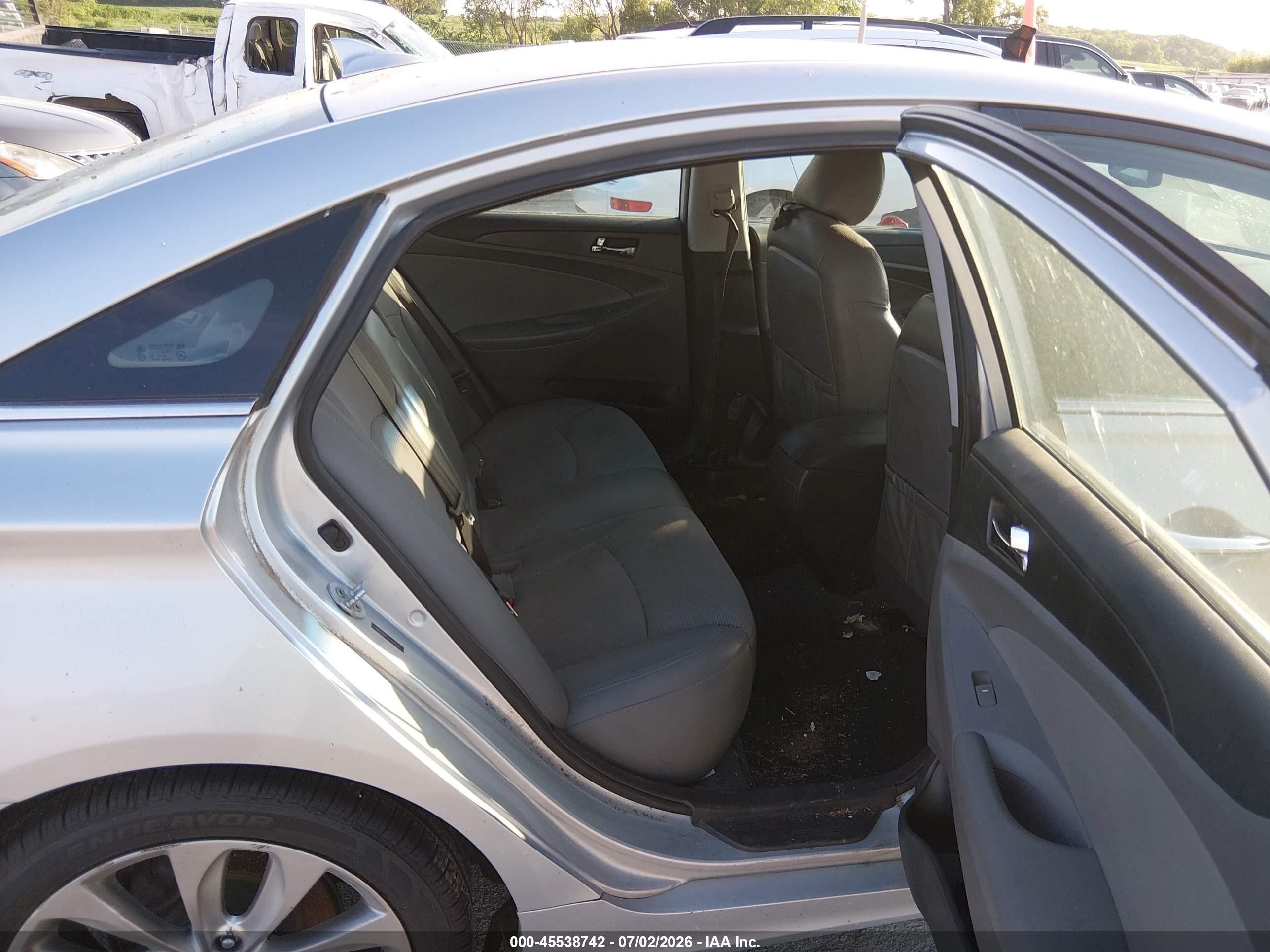 2013 Hyundai Sonata Se Silver vin: 5NPEC4AC0DH610115