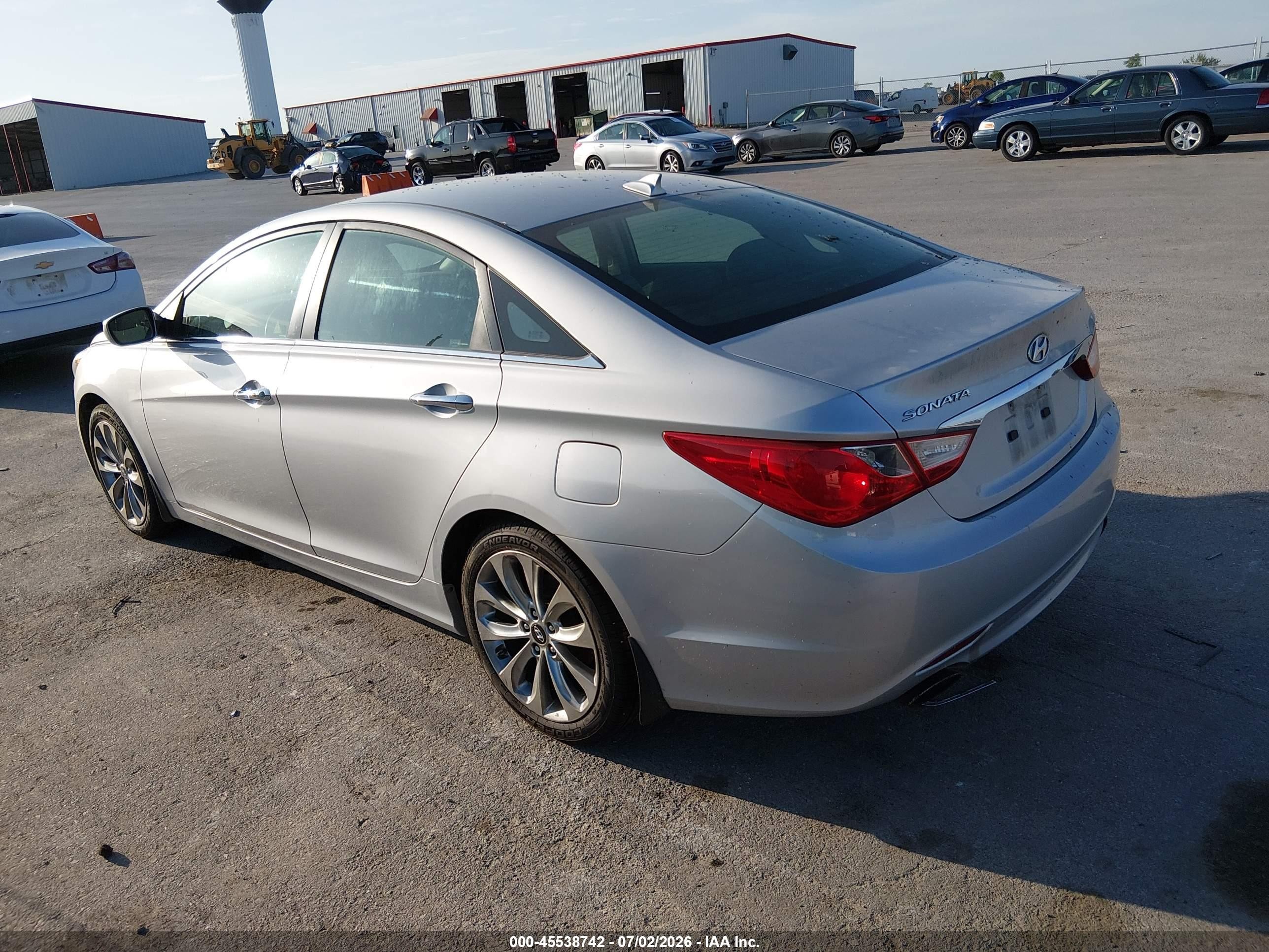 2013 Hyundai Sonata Se Silver vin: 5NPEC4AC0DH610115