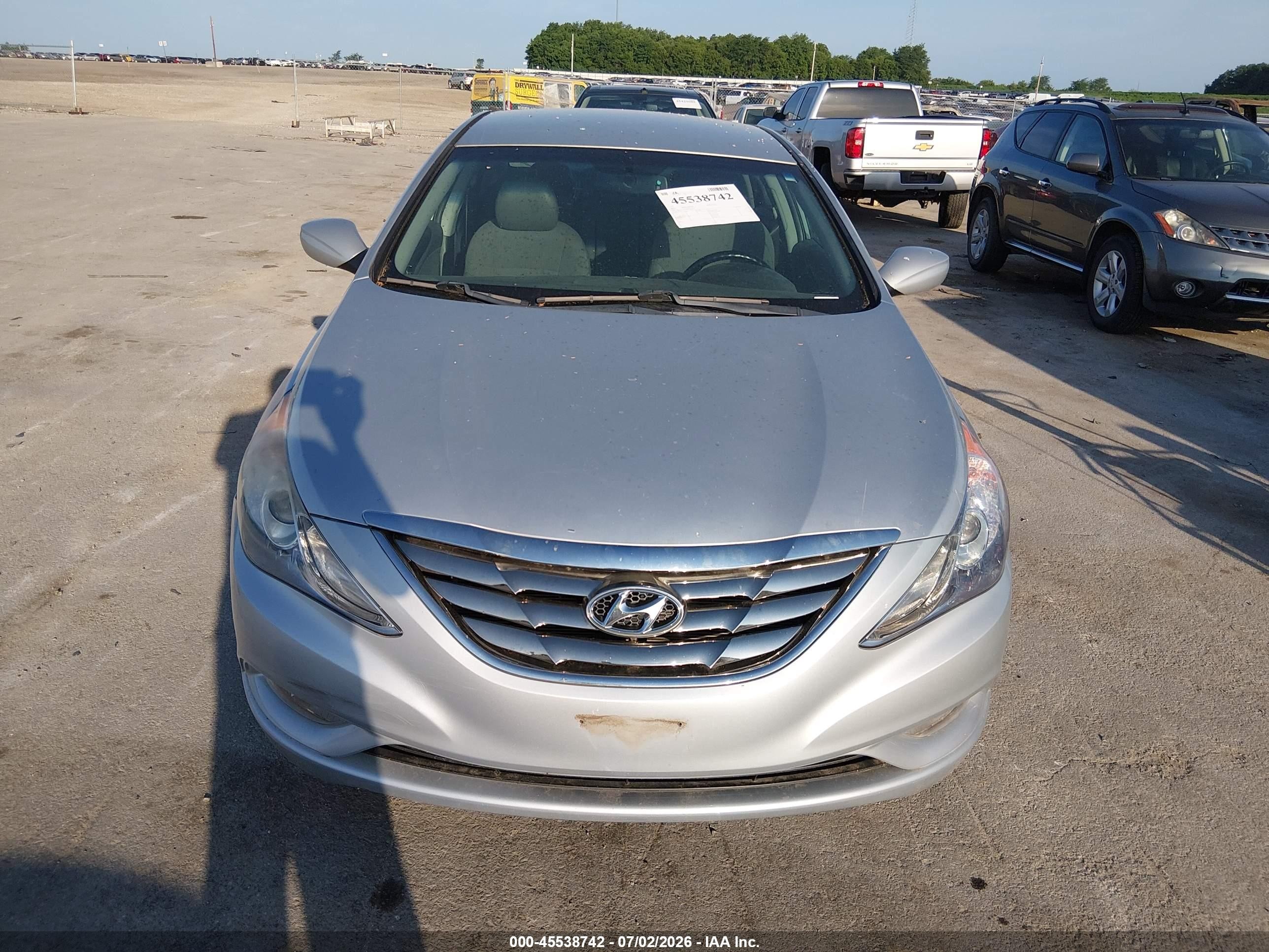 2013 Hyundai Sonata Se Silver vin: 5NPEC4AC0DH610115