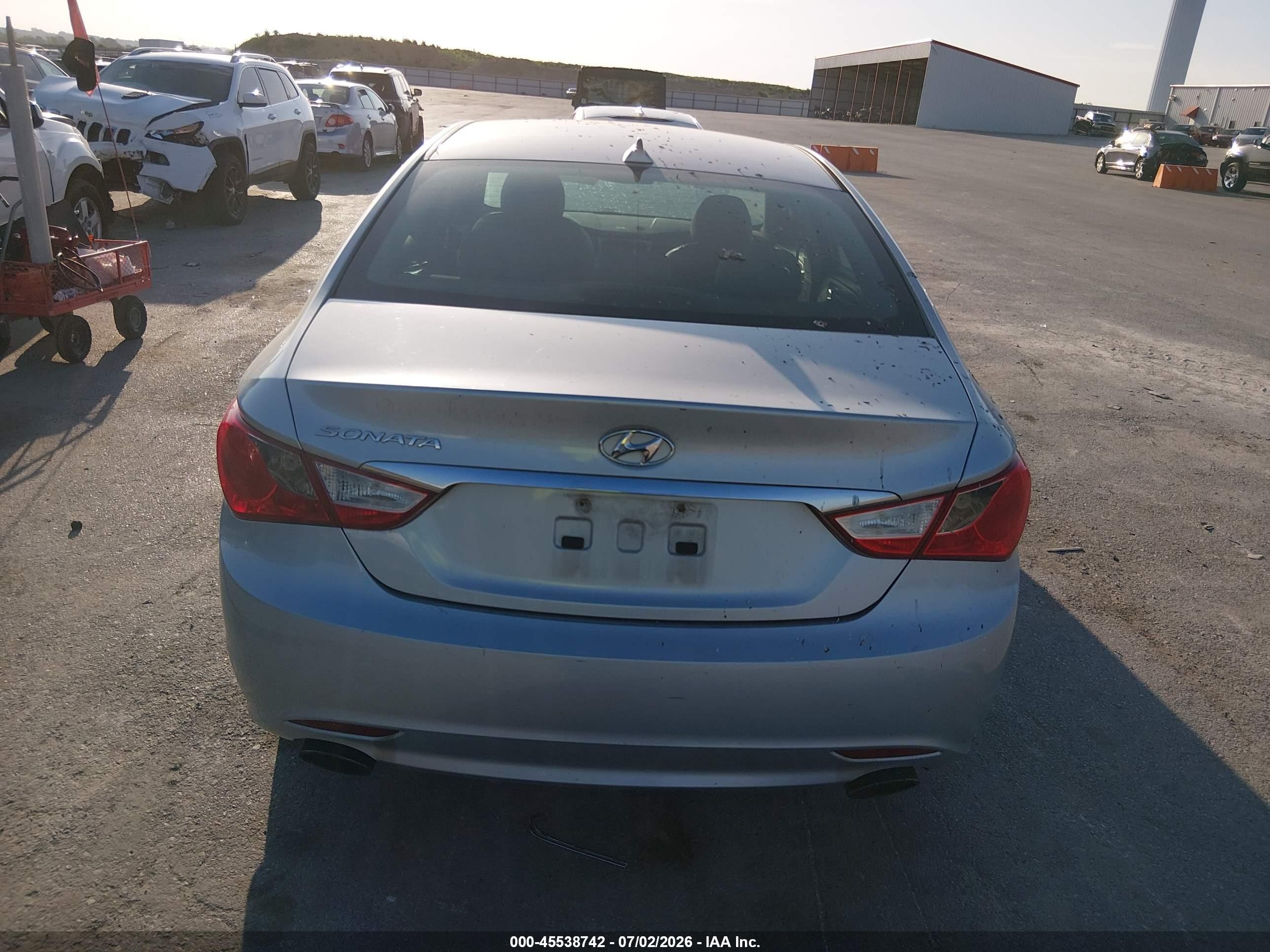 2013 Hyundai Sonata Se Silver vin: 5NPEC4AC0DH610115