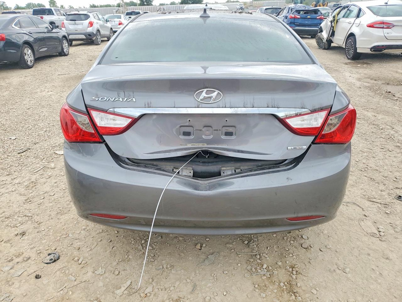 2013 Hyundai Sonata Limited Gray vin: 5NPEC4AC0DH617503
