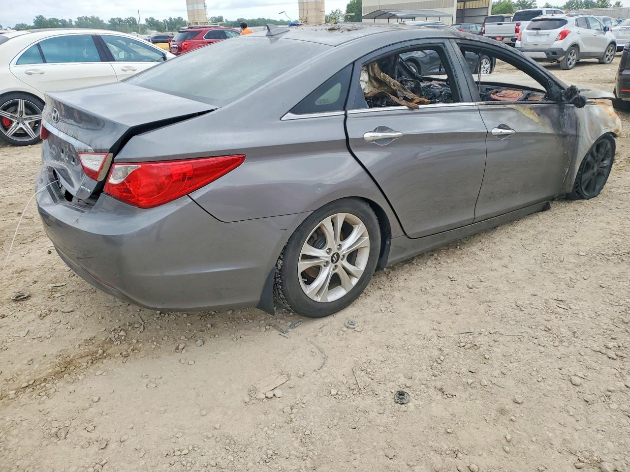 2013 Hyundai Sonata Limited Gray vin: 5NPEC4AC0DH617503