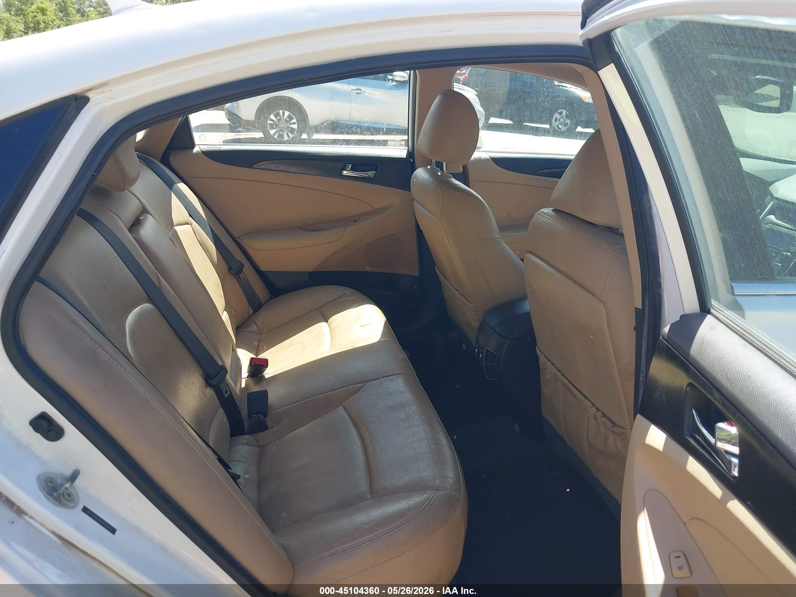 2013 Hyundai Sonata Limited Белый vin: 5NPEC4AC0DH623642