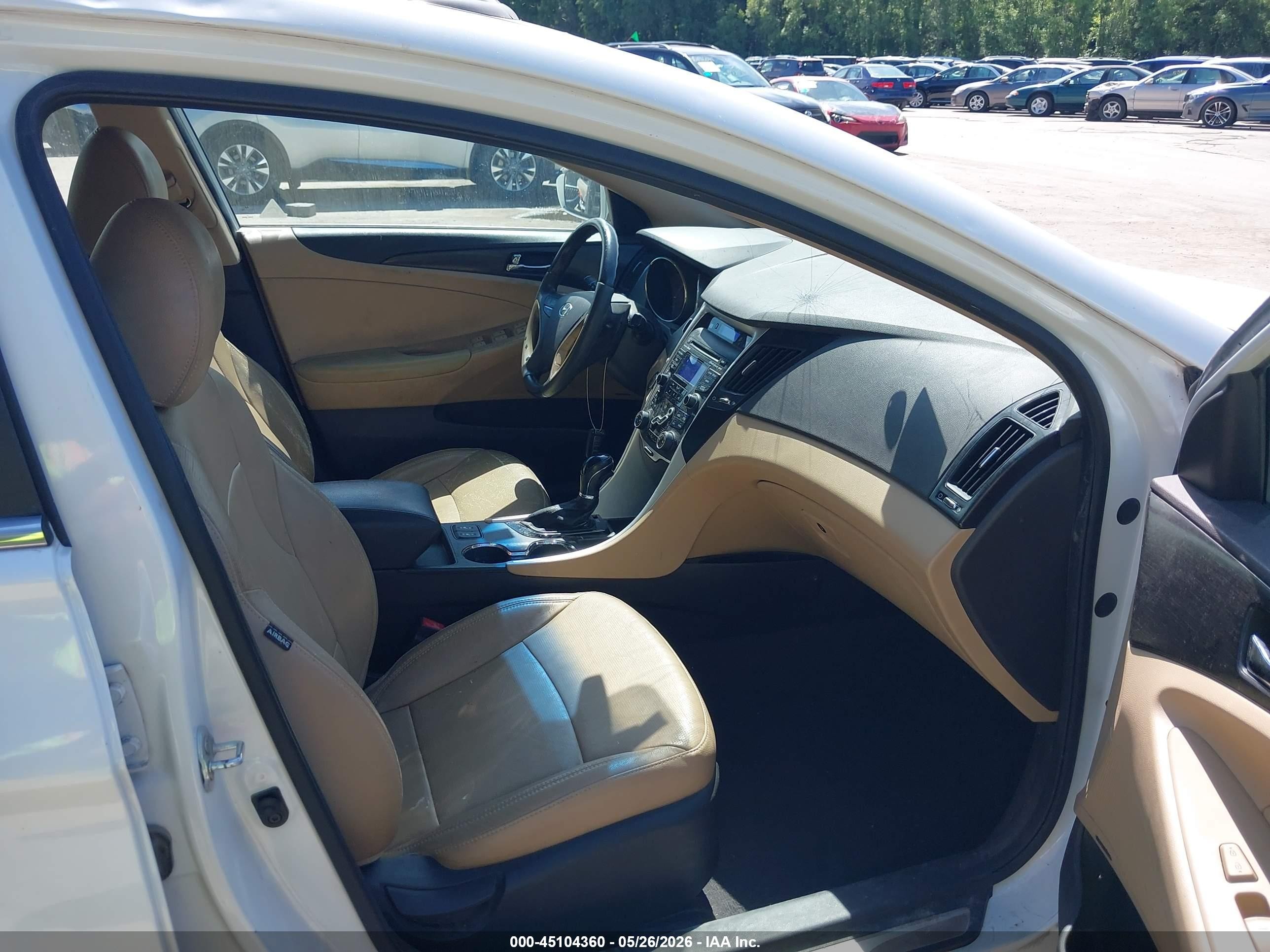2013 Hyundai Sonata Limited Белый vin: 5NPEC4AC0DH623642