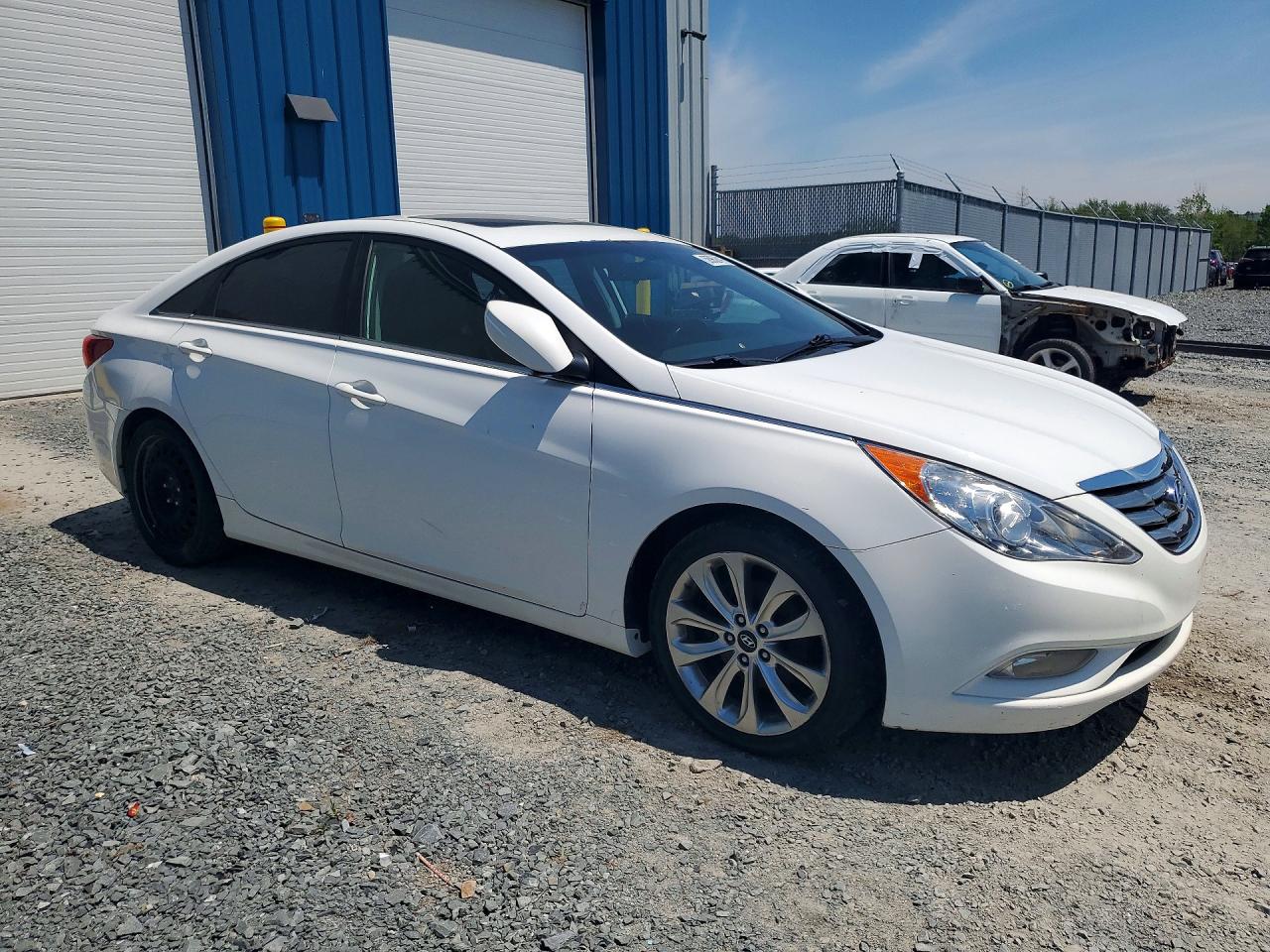 2013 Hyundai Sonata Se White vin: 5NPEC4AC0DH633054