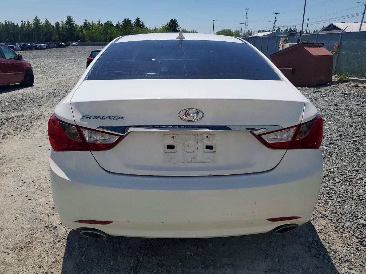 2013 Hyundai Sonata Se White vin: 5NPEC4AC0DH633054