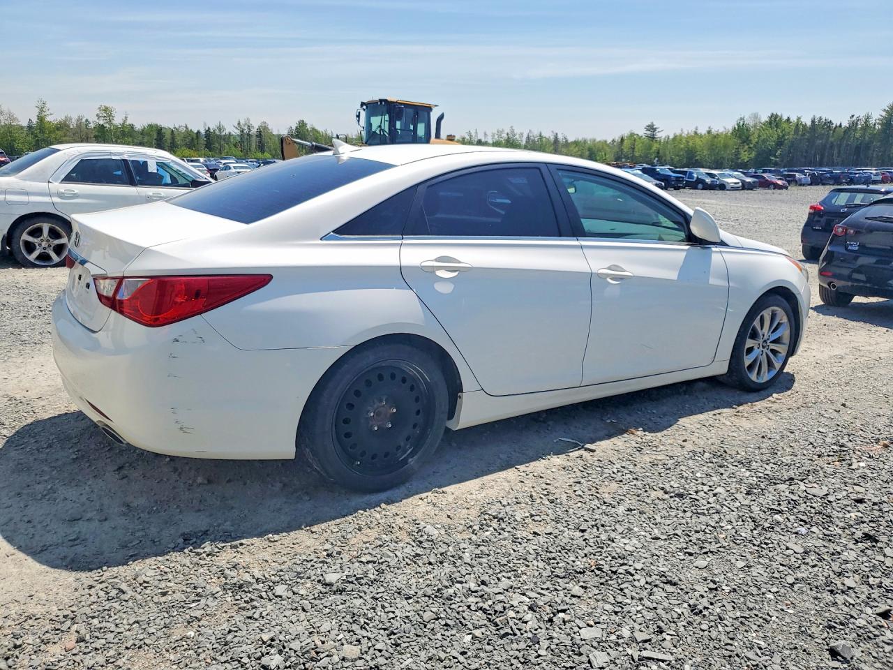 2013 Hyundai Sonata Se White vin: 5NPEC4AC0DH633054