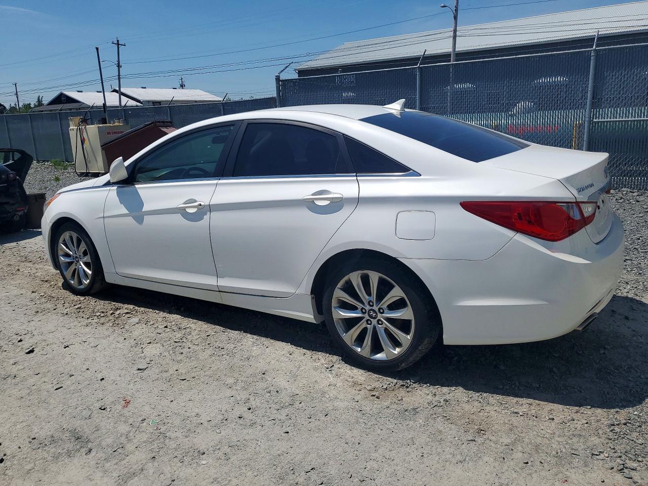 2013 Hyundai Sonata Se White vin: 5NPEC4AC0DH633054