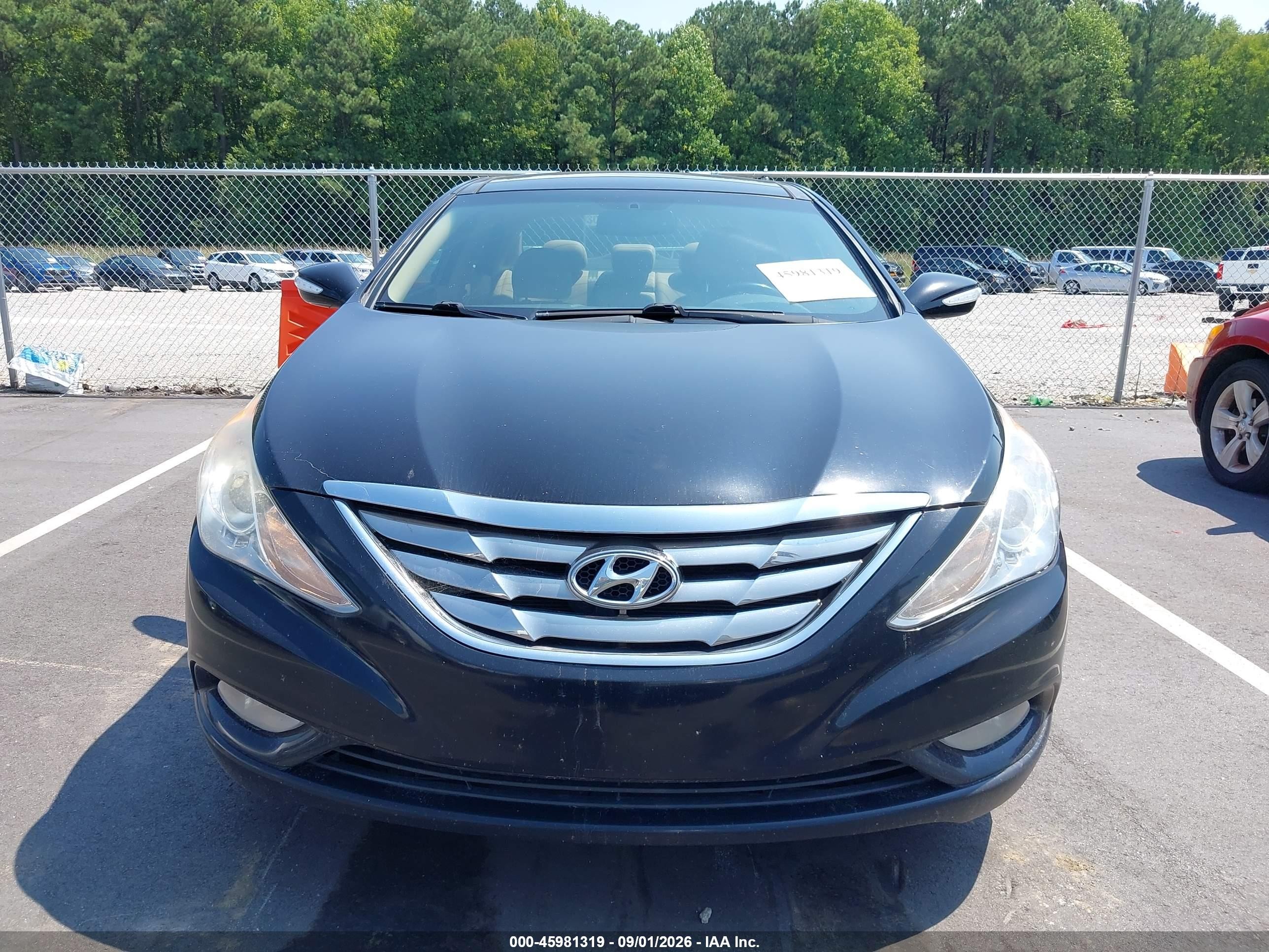 2013 Hyundai Sonata Limited Черный vin: 5NPEC4AC0DH639551