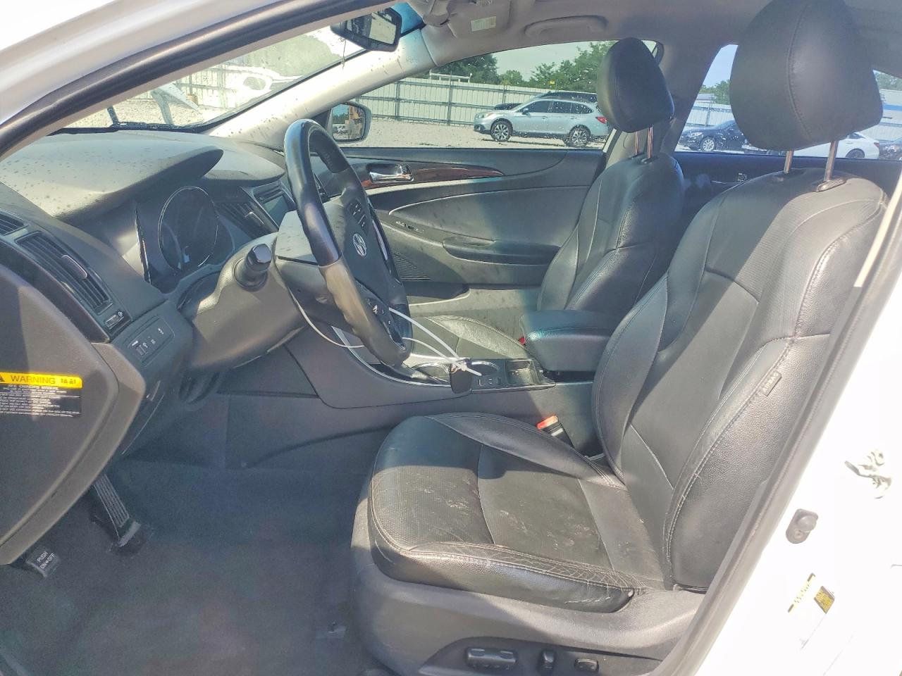 2013 Hyundai Sonata Limited White vin: 5NPEC4AC0DH653384
