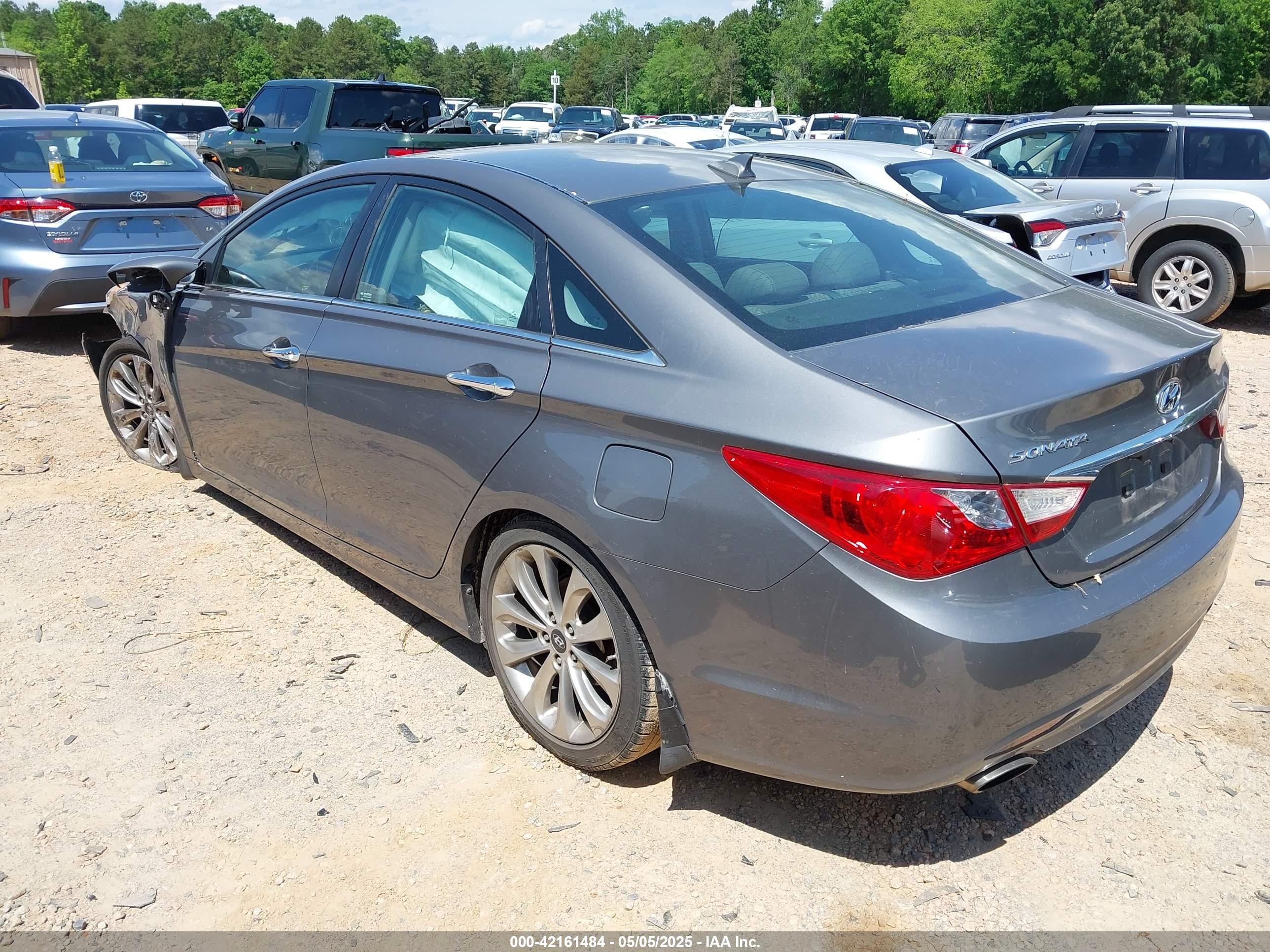 2013 Hyundai Sonata Se Gray vin: 5NPEC4AC0DH665082