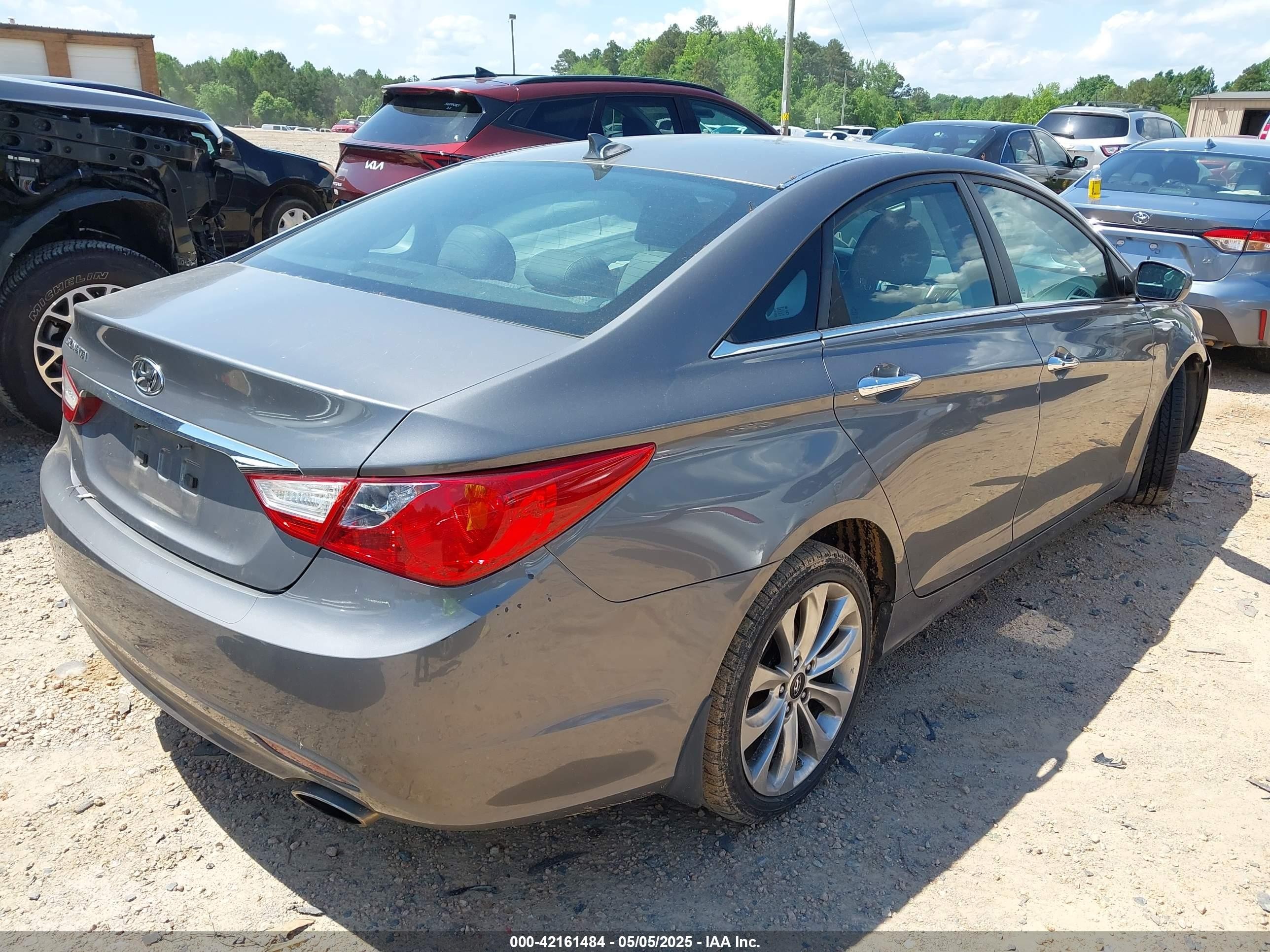 2013 Hyundai Sonata Se Gray vin: 5NPEC4AC0DH665082