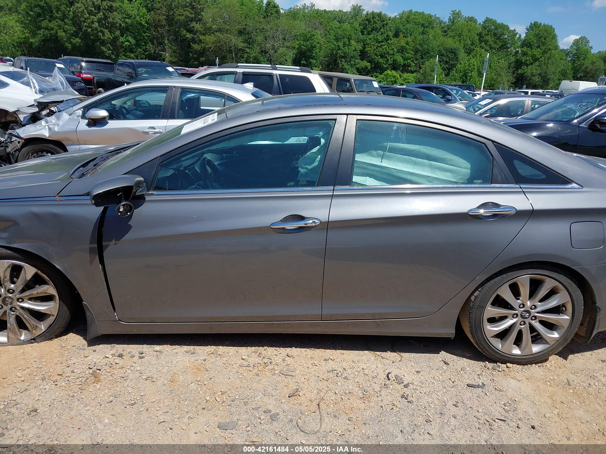 2013 Hyundai Sonata Se Gray vin: 5NPEC4AC0DH665082