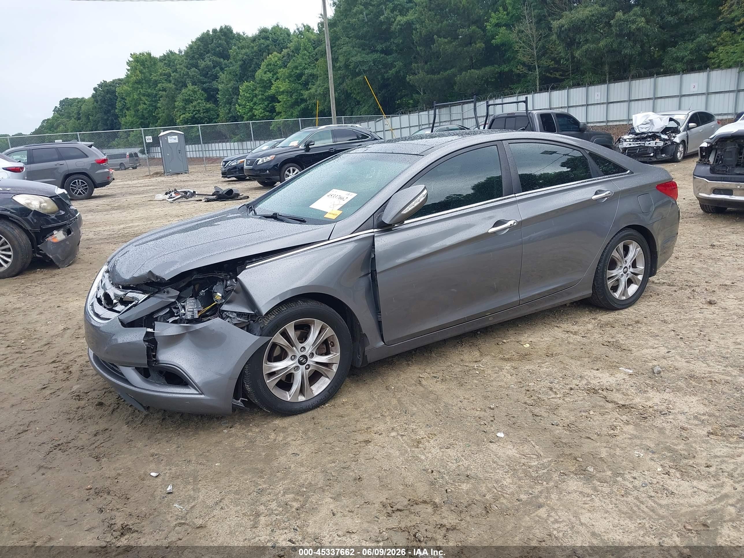 2013 Hyundai Sonata Limited Gray vin: 5NPEC4AC0DH670072