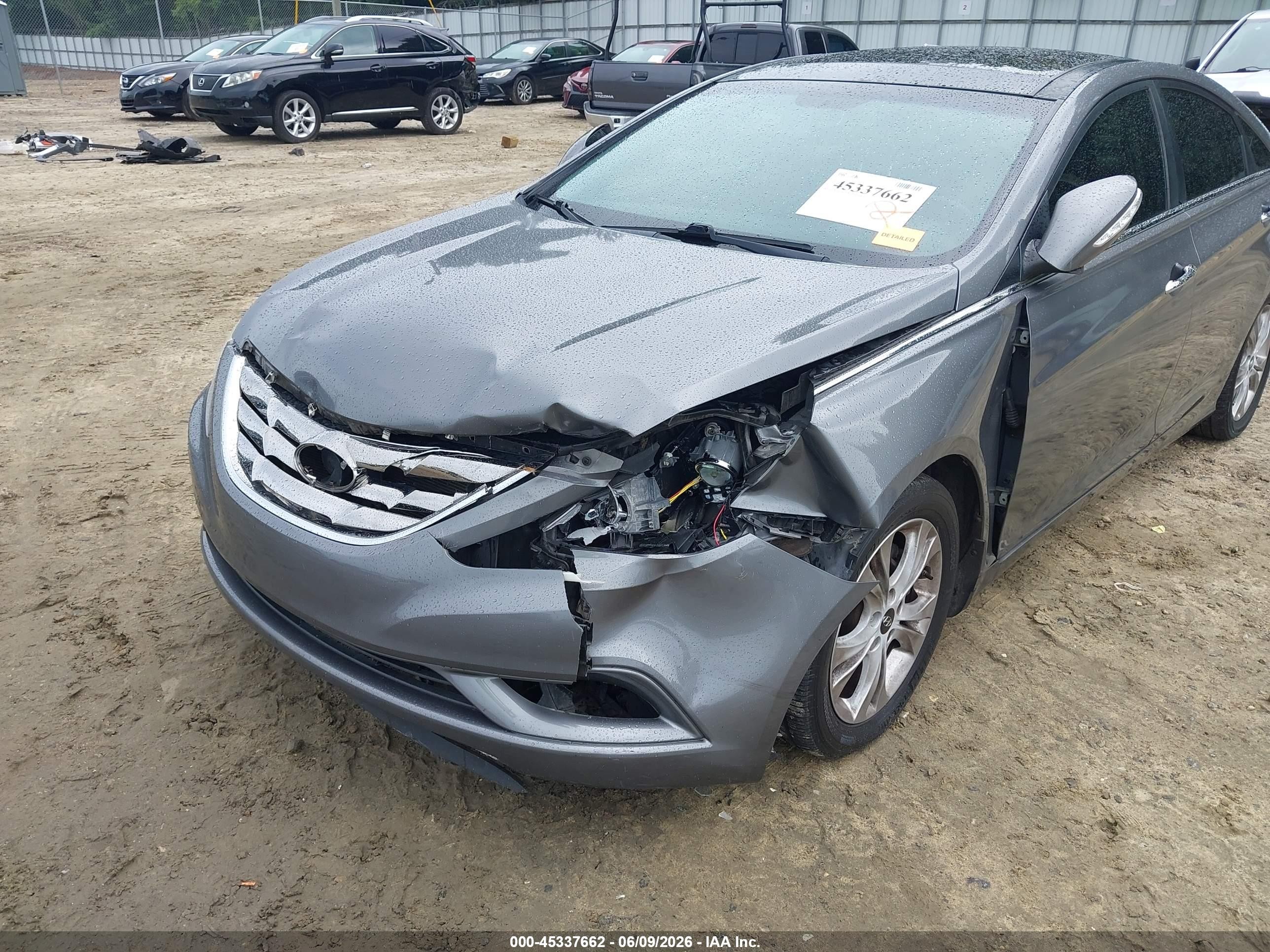 2013 Hyundai Sonata Limited Gray vin: 5NPEC4AC0DH670072