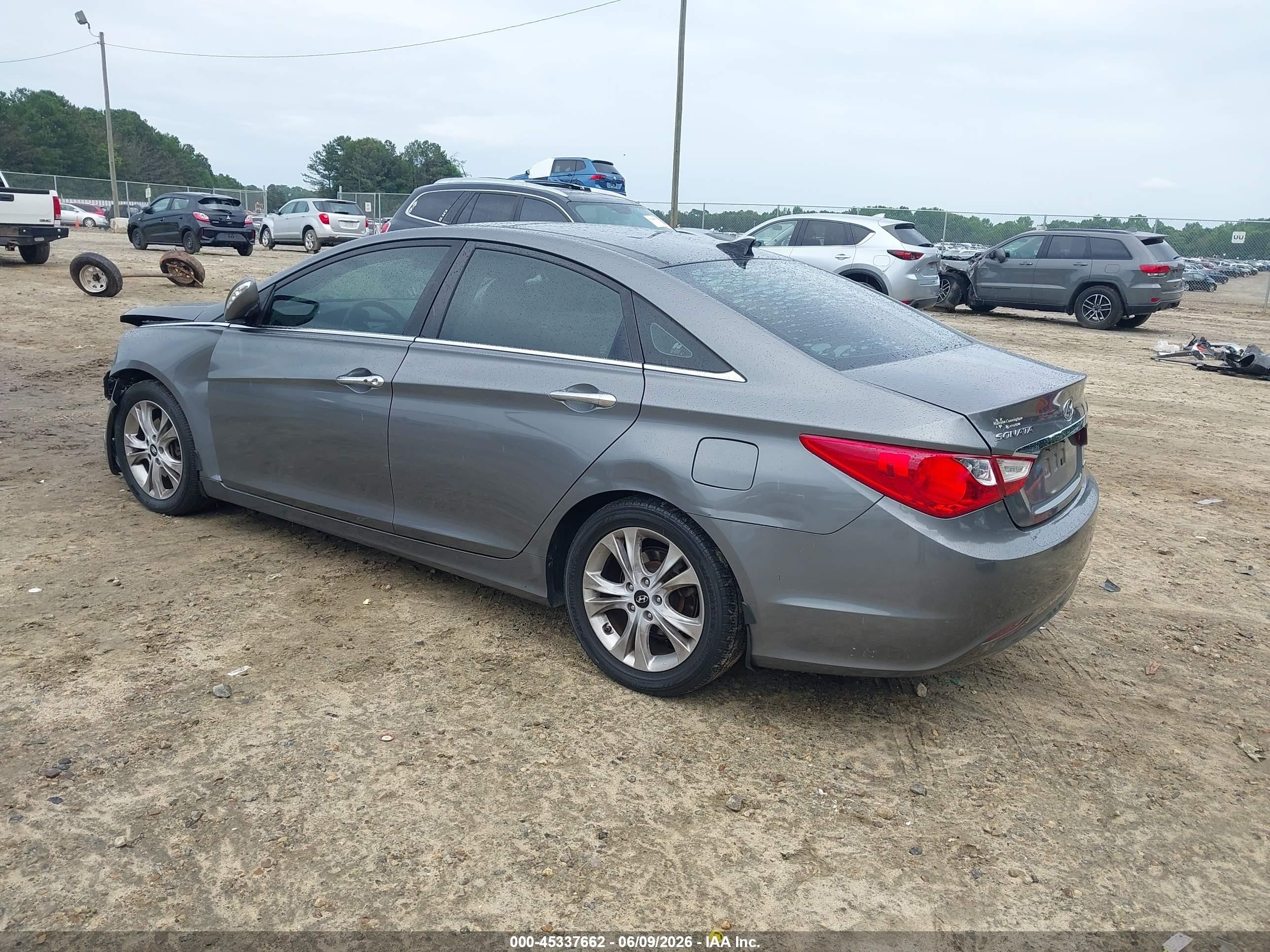 2013 Hyundai Sonata Limited Gray vin: 5NPEC4AC0DH670072
