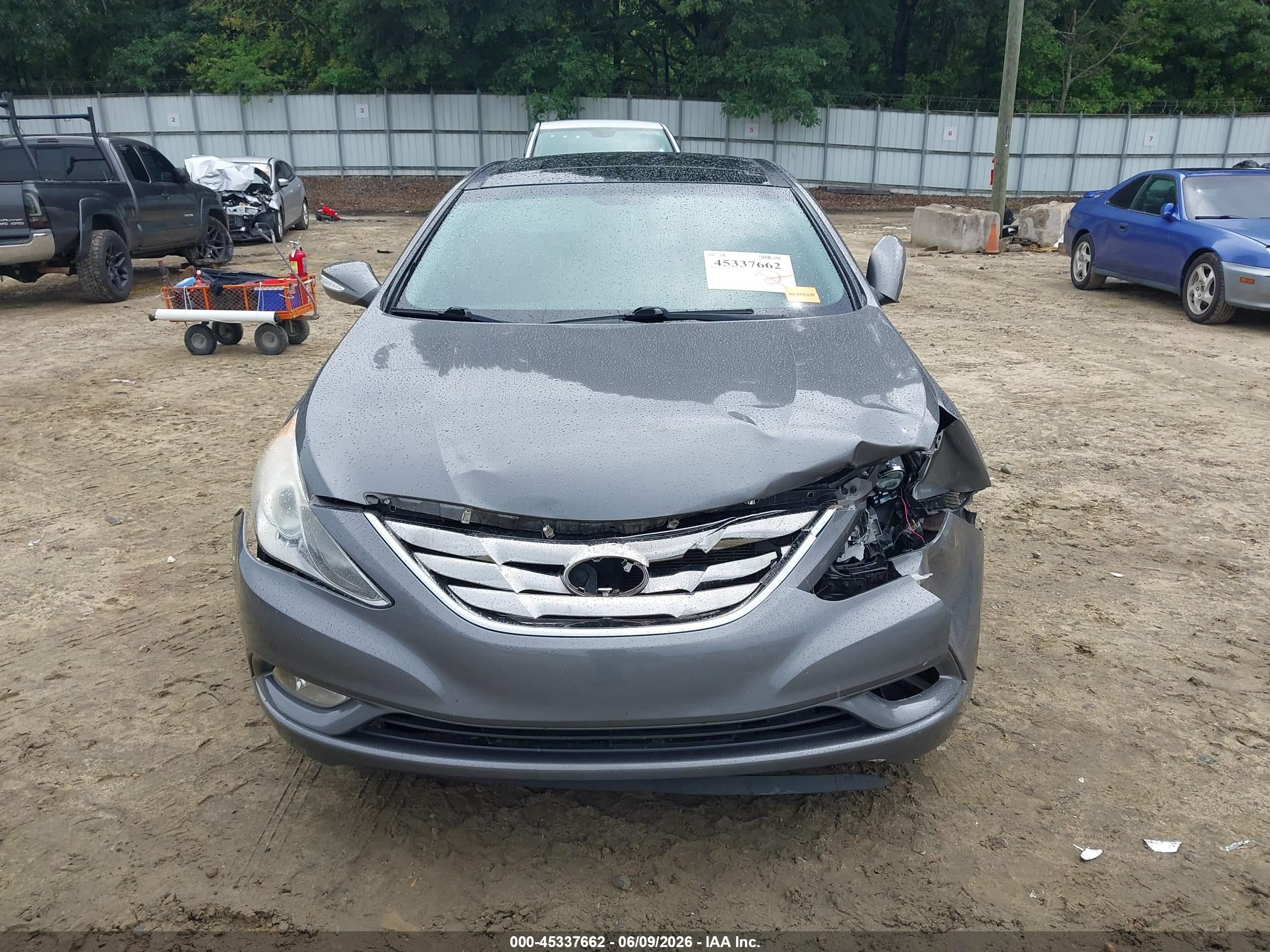 2013 Hyundai Sonata Limited Gray vin: 5NPEC4AC0DH670072