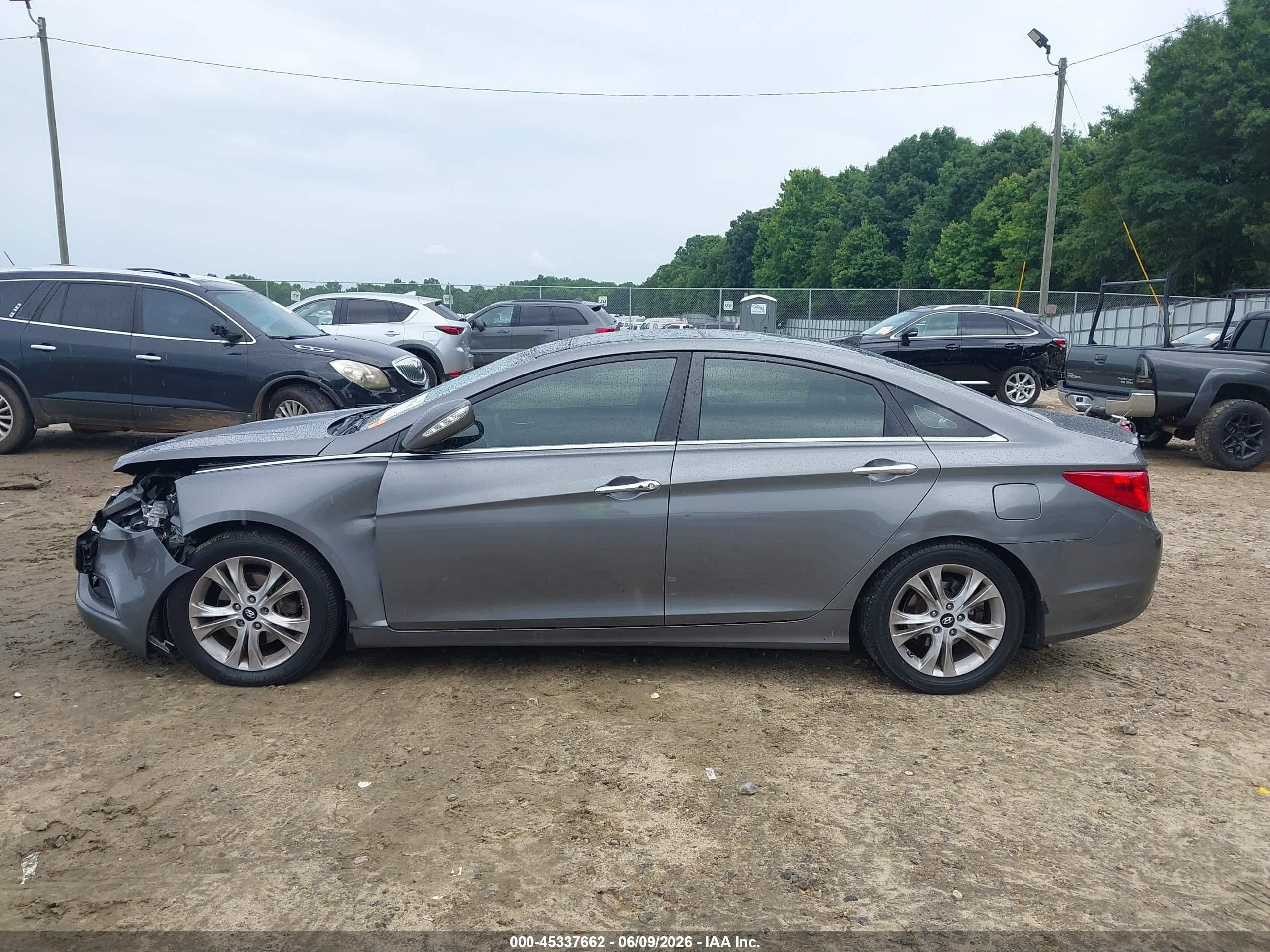 2013 Hyundai Sonata Limited Gray vin: 5NPEC4AC0DH670072