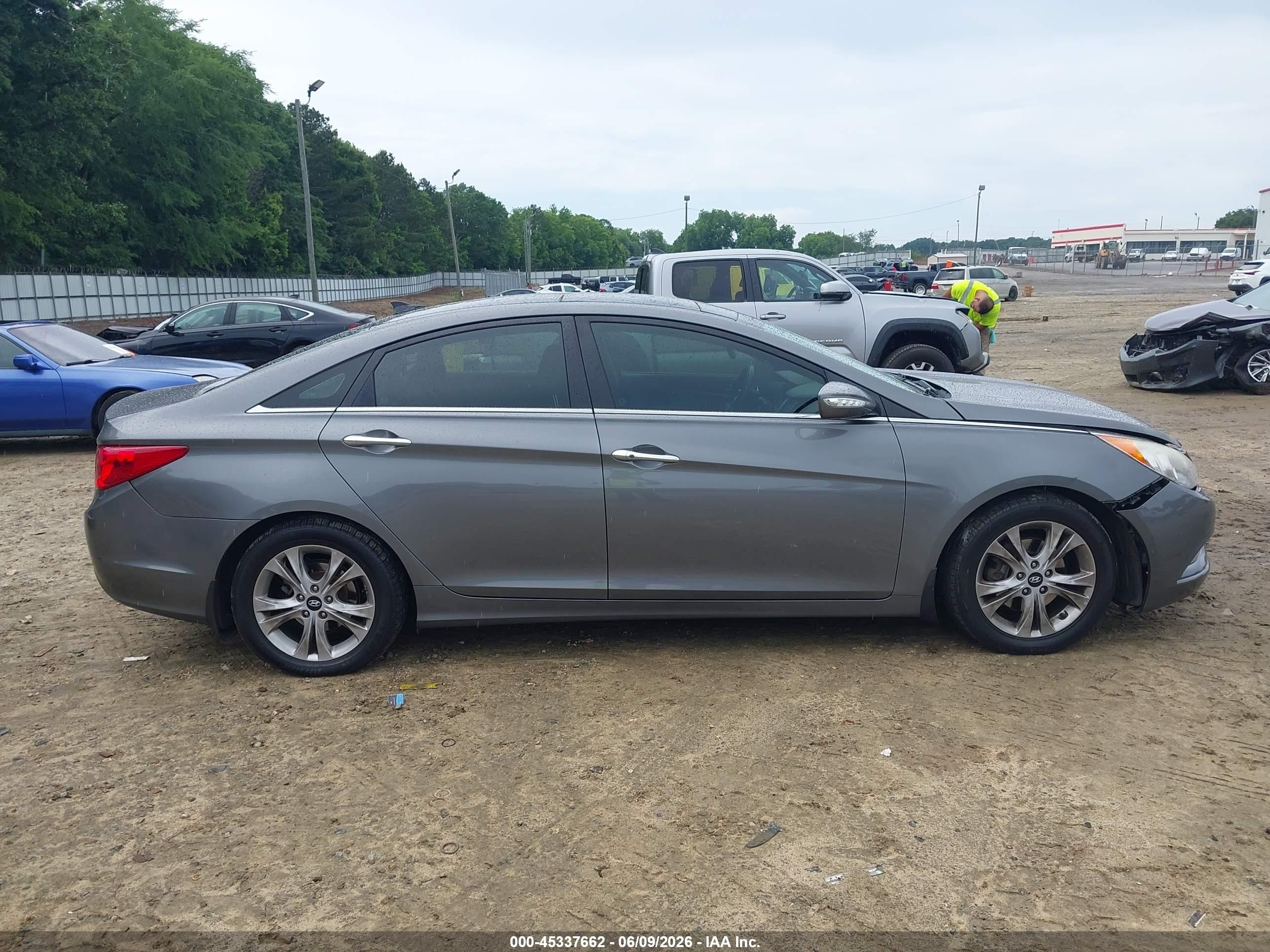2013 Hyundai Sonata Limited Gray vin: 5NPEC4AC0DH670072