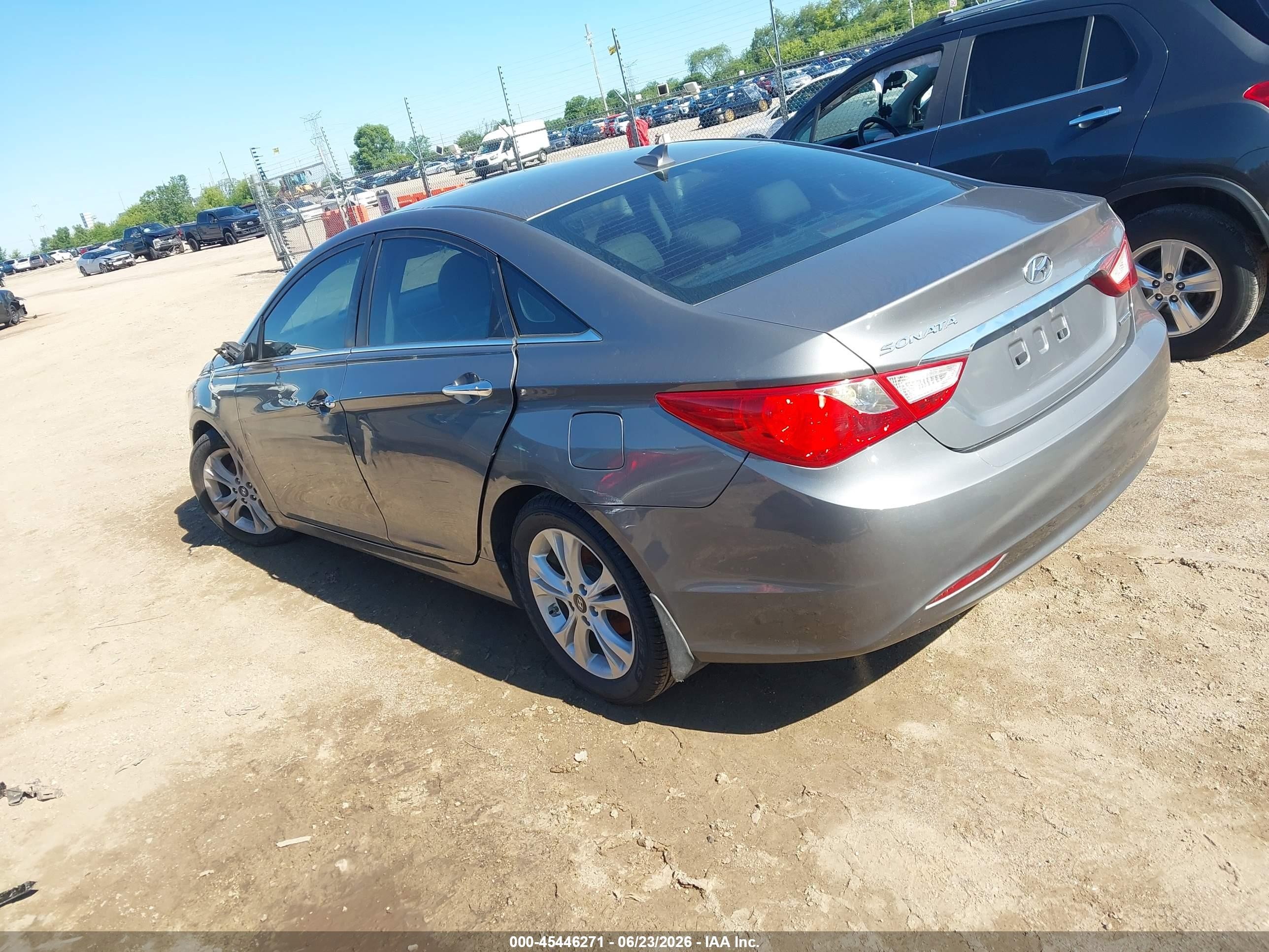 2013 Hyundai Sonata Limited Gray vin: 5NPEC4AC0DH688443