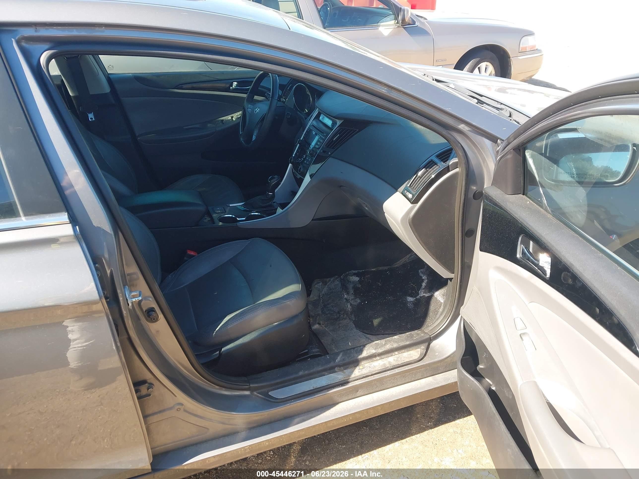 2013 Hyundai Sonata Limited Gray vin: 5NPEC4AC0DH688443