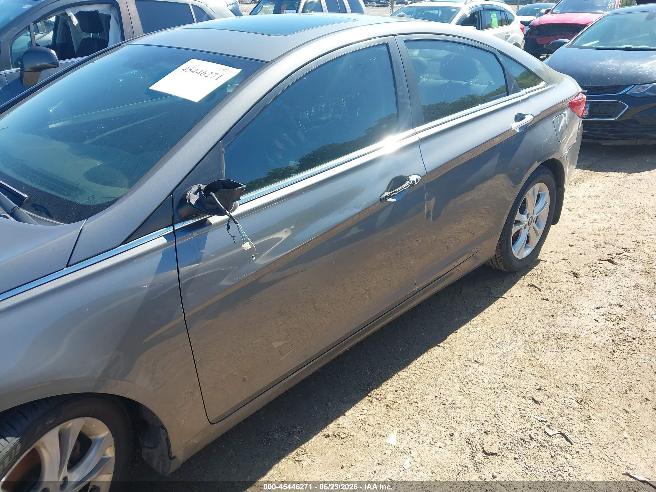 2013 Hyundai Sonata Limited Gray vin: 5NPEC4AC0DH688443