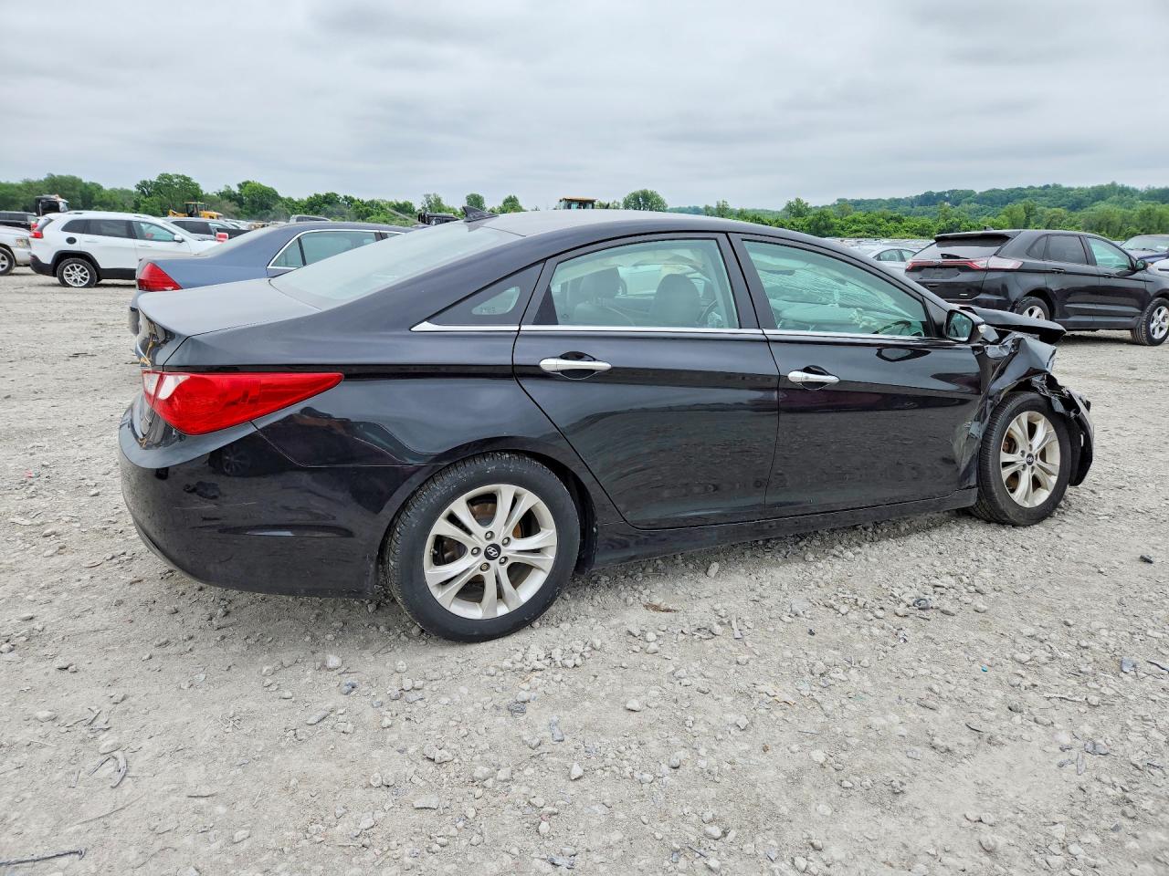 2013 Hyundai Sonata Limited Black vin: 5NPEC4AC0DH699605