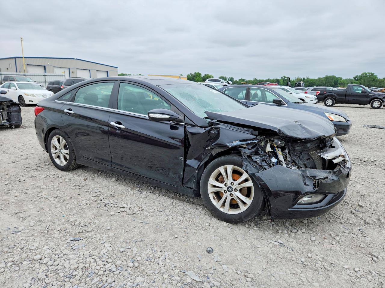 2013 Hyundai Sonata Limited Black vin: 5NPEC4AC0DH699605