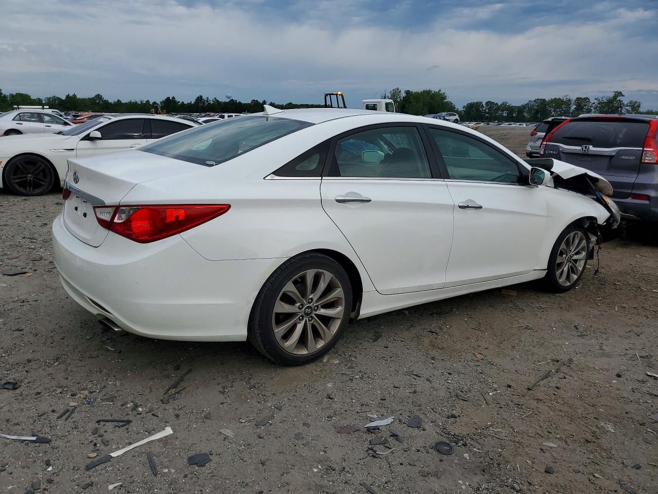 2013 Hyundai Sonata Se Белый vin: 5NPEC4AC0DH701790