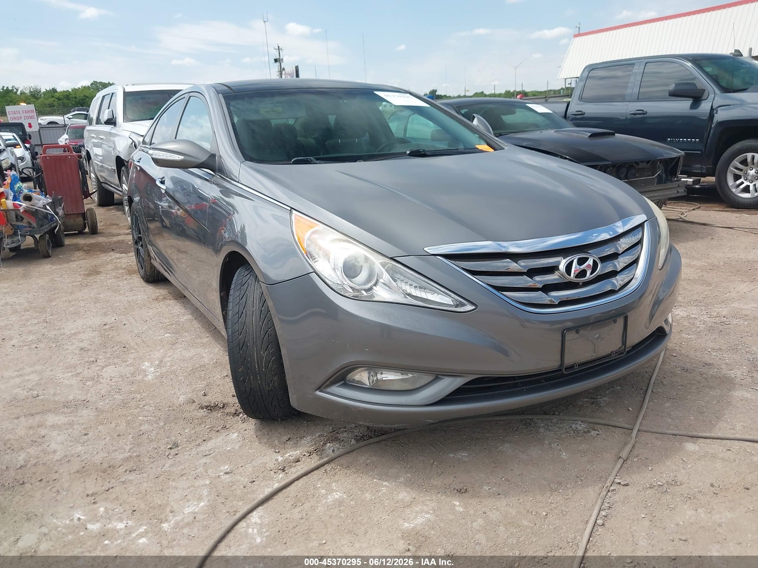 2013 Hyundai Sonata Limited Gray vin: 5NPEC4AC0DH720064