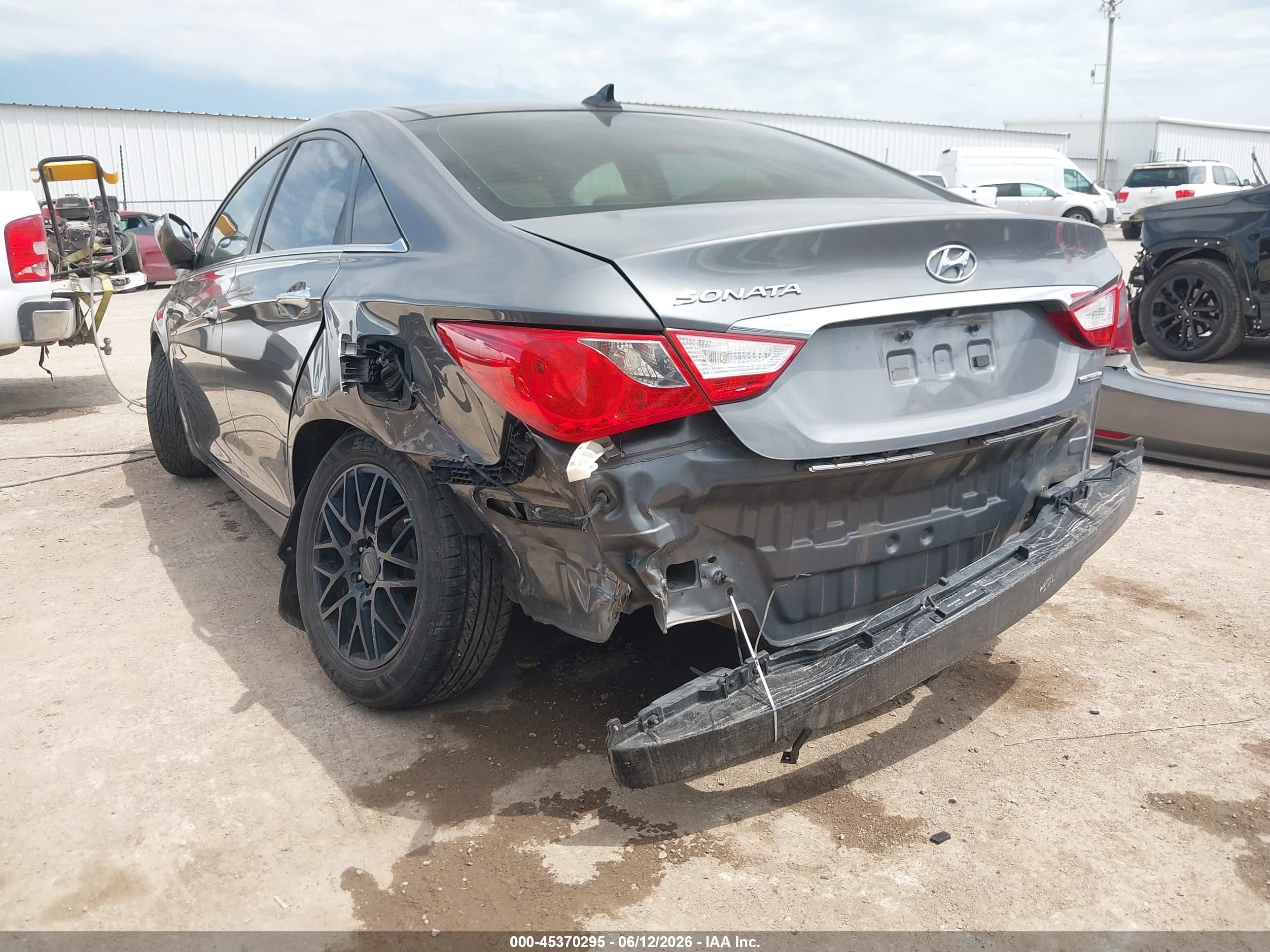2013 Hyundai Sonata Limited Gray vin: 5NPEC4AC0DH720064