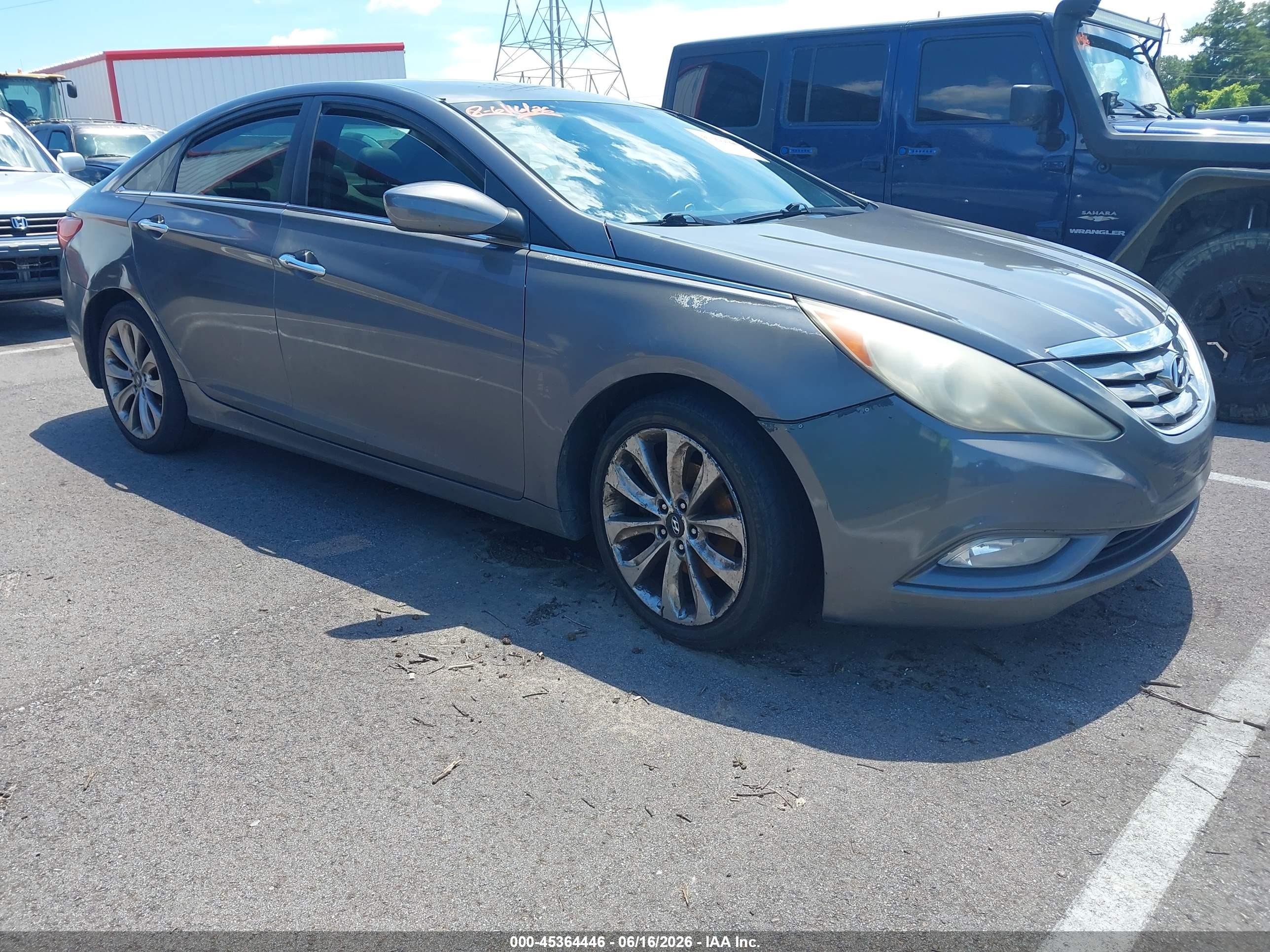 2013 Hyundai Sonata Se Gray vin: 5NPEC4AC0DH738077